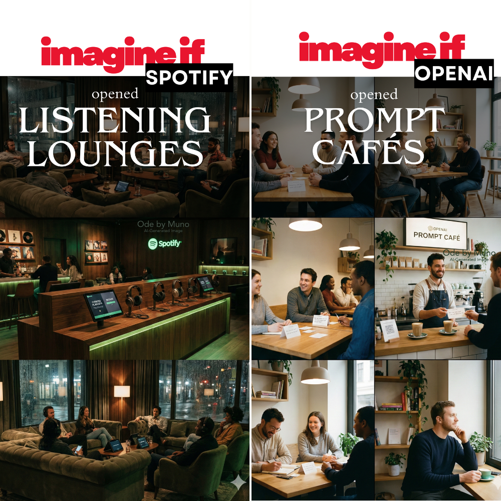 “Imagine if…” :  thoughts on future spaces