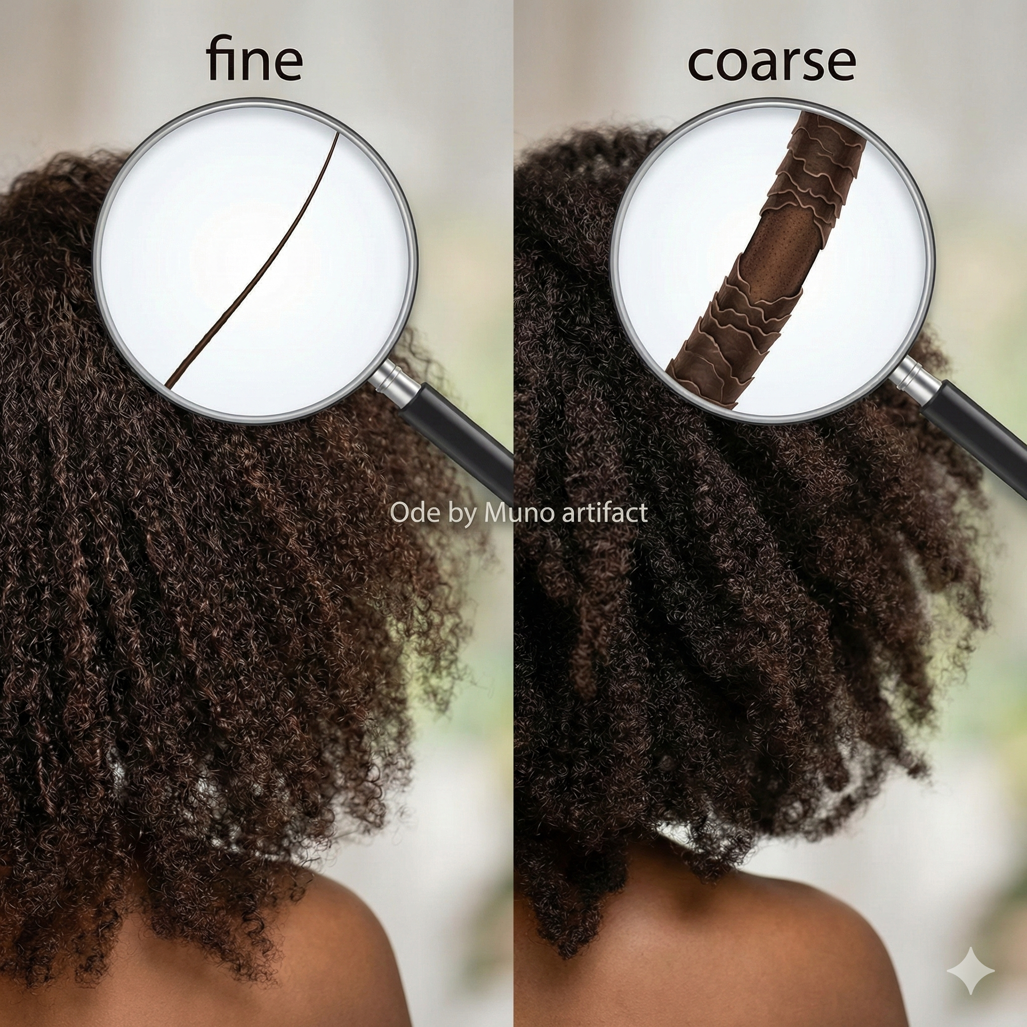 Fine vs Coarse Hair