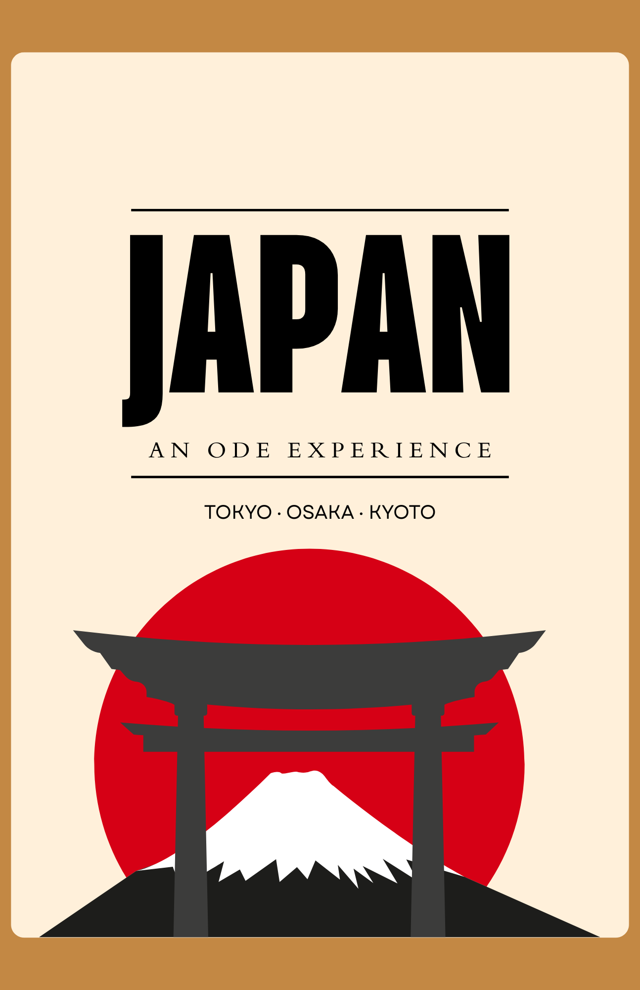 Japan (Tokyo, Osaka, Kyoto)