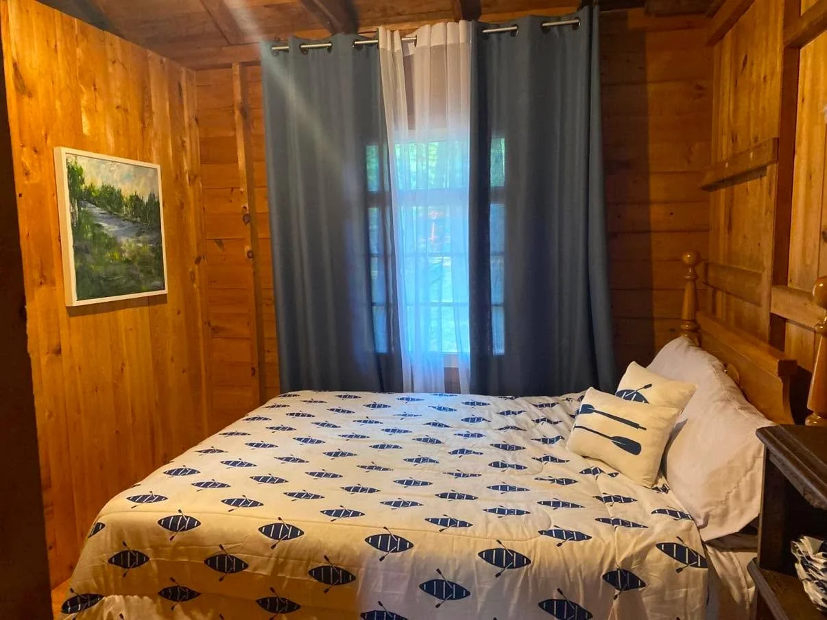 One of two bedrooms