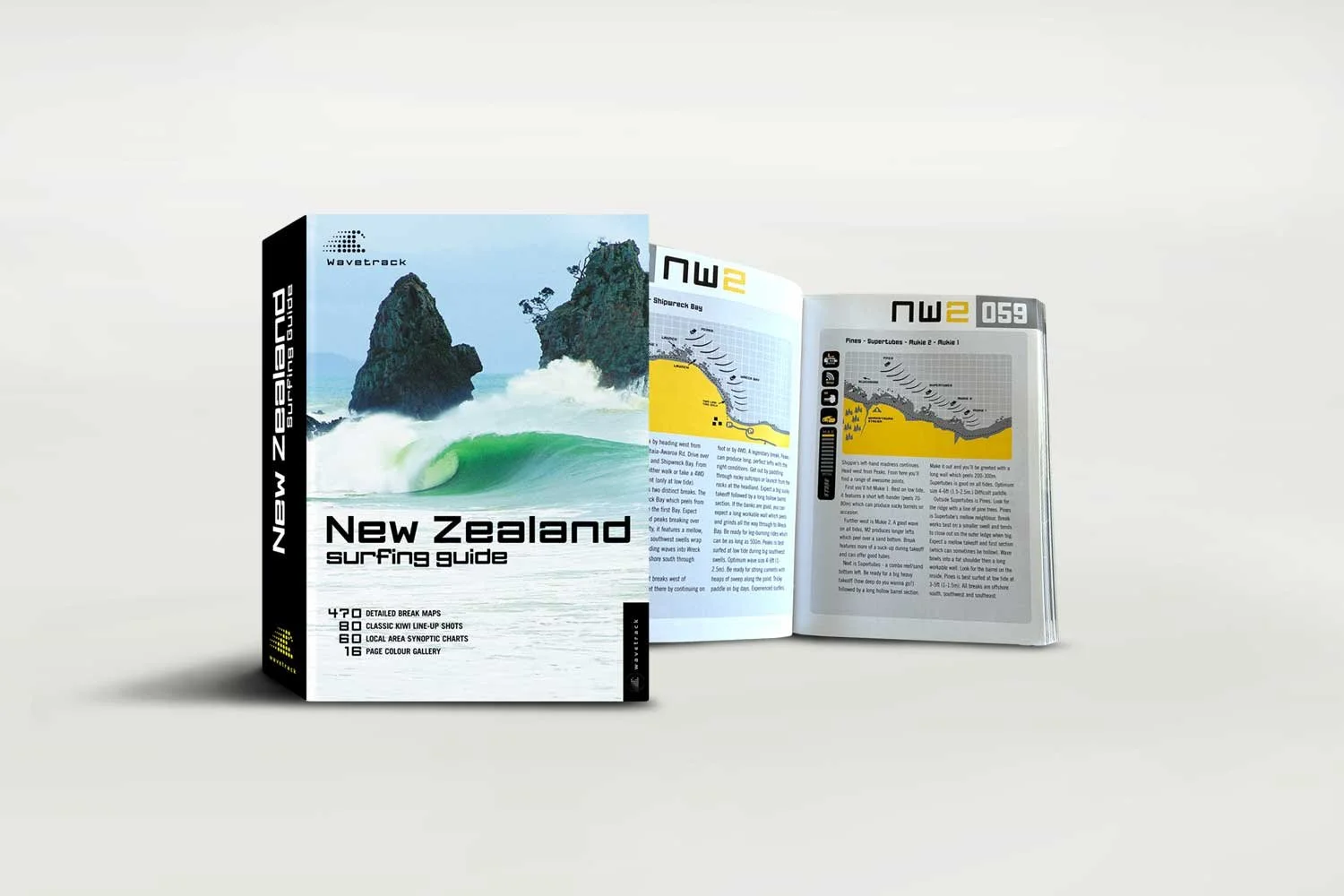 New Zealand Surfing Guide Book