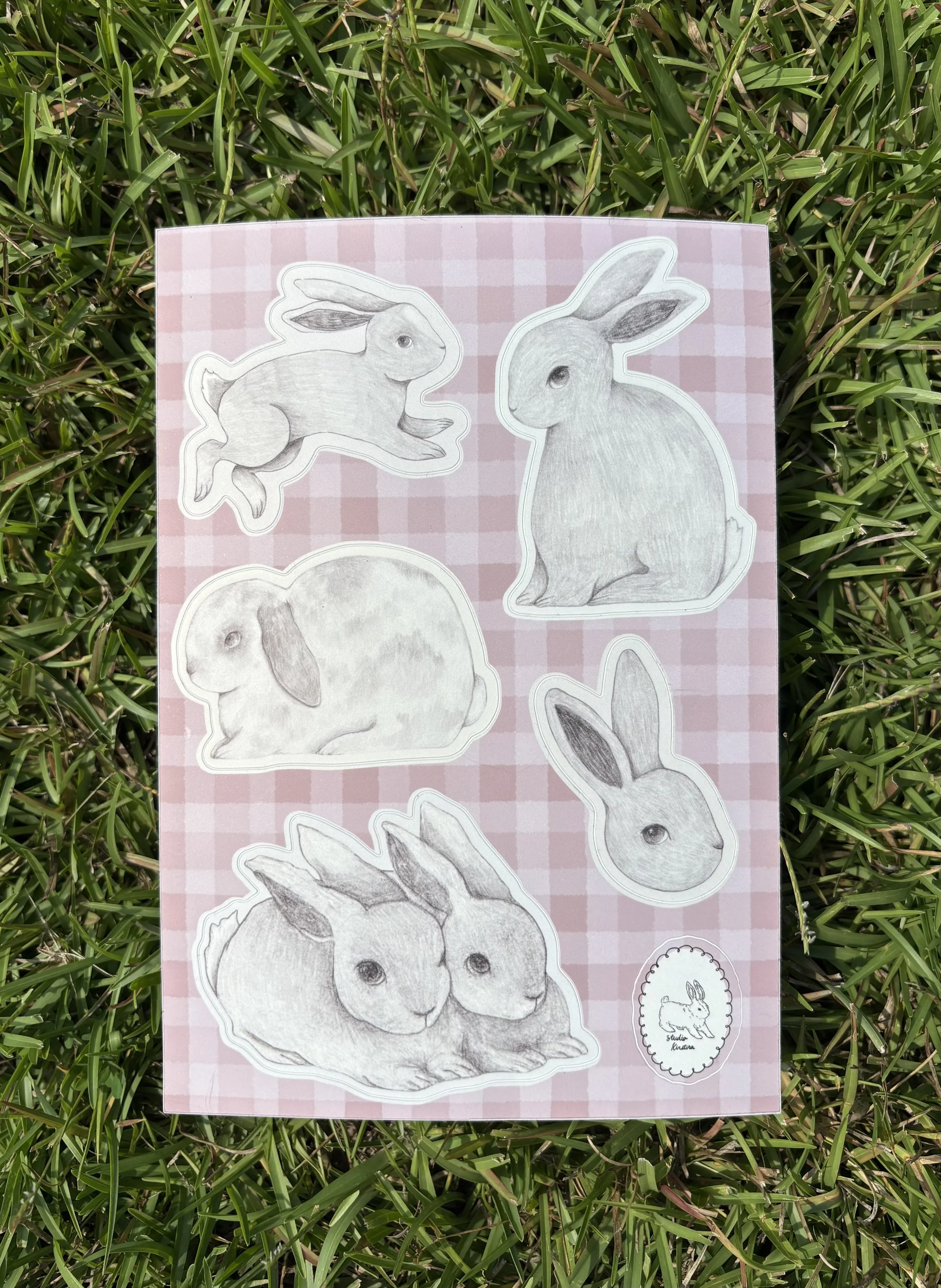 Bunny Girl Sticker Sheet