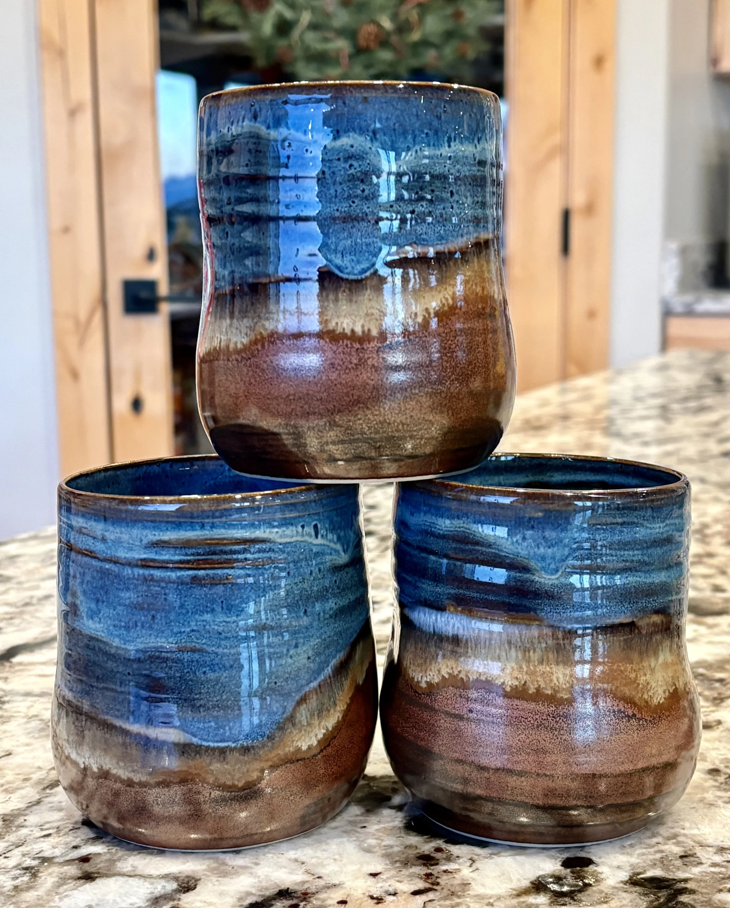 Stormy Desert Pinched Tumbler