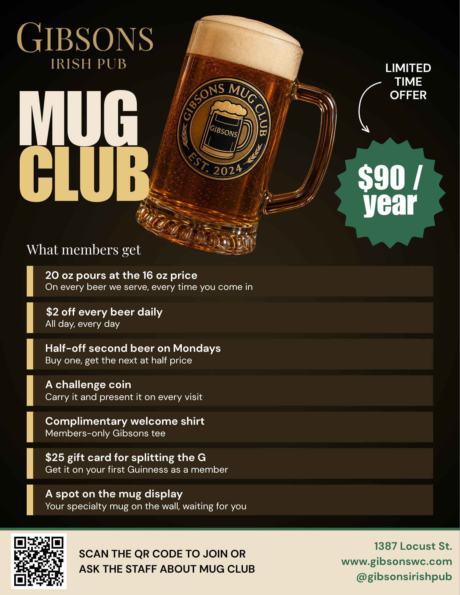 Mug Club Flyer