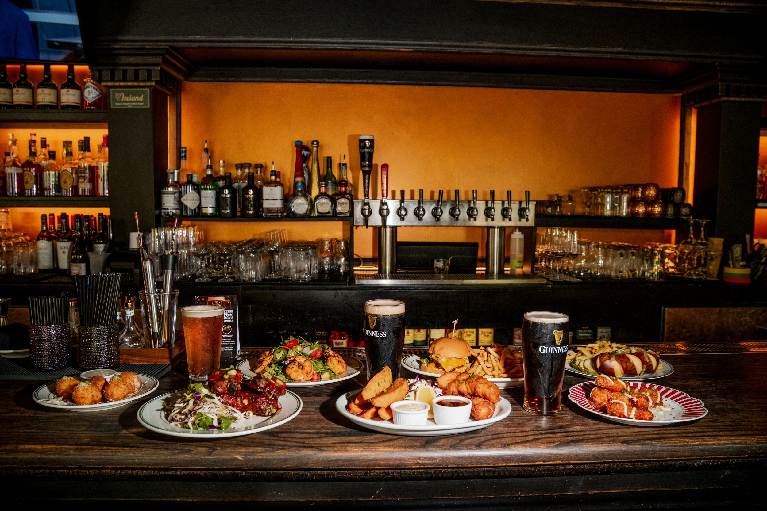 Pub food at gibsons irish pub