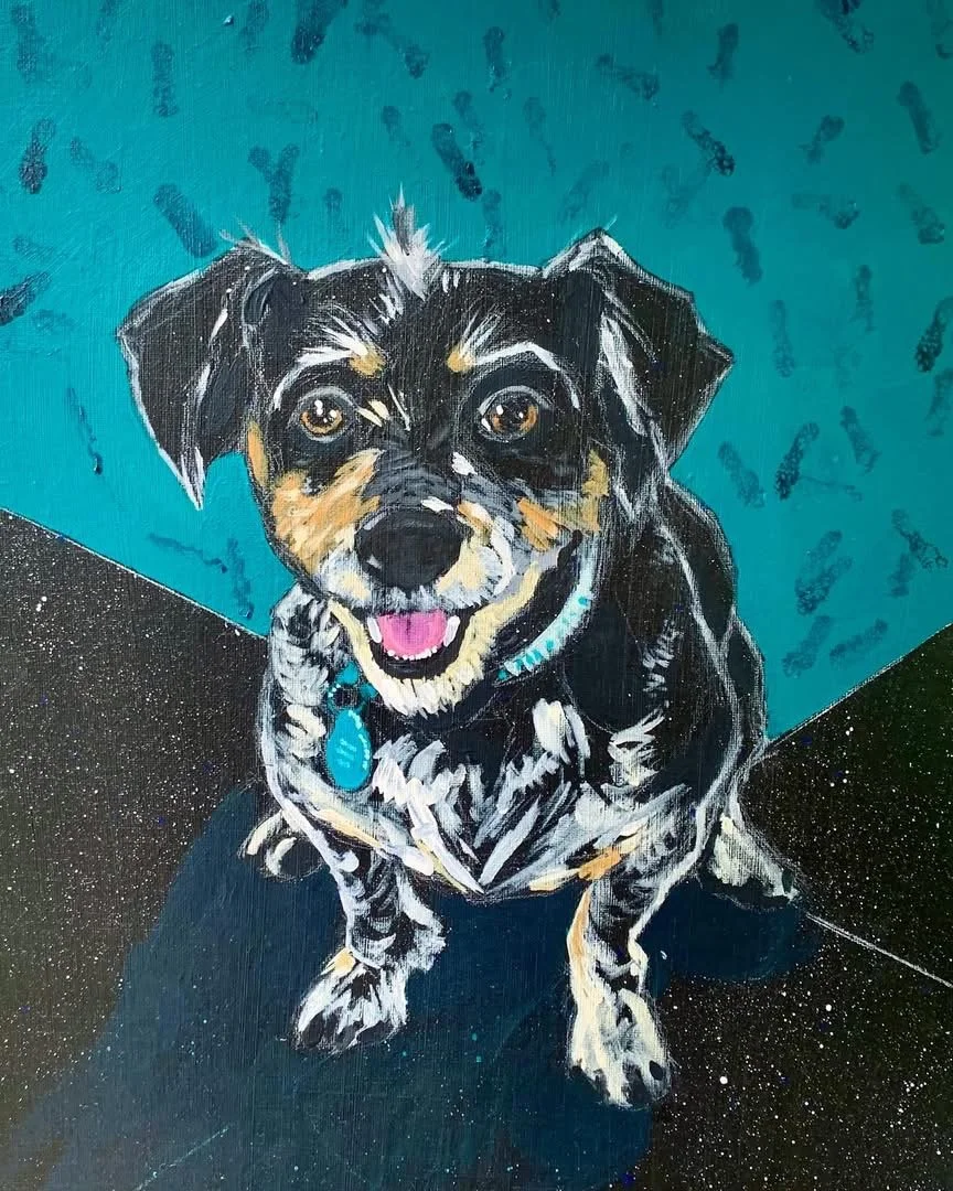 "Bucky"  Acrylic