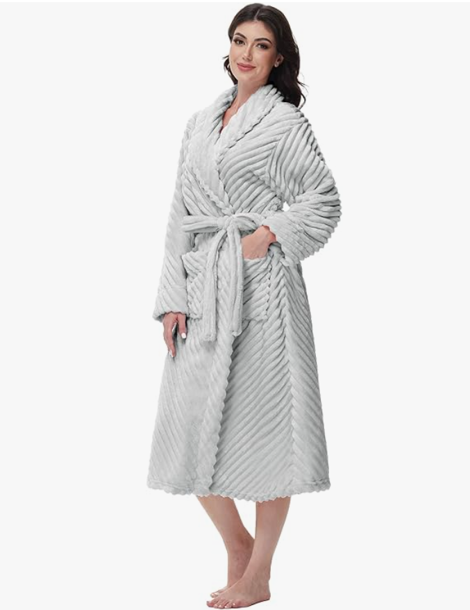 Fleece Long Robe 