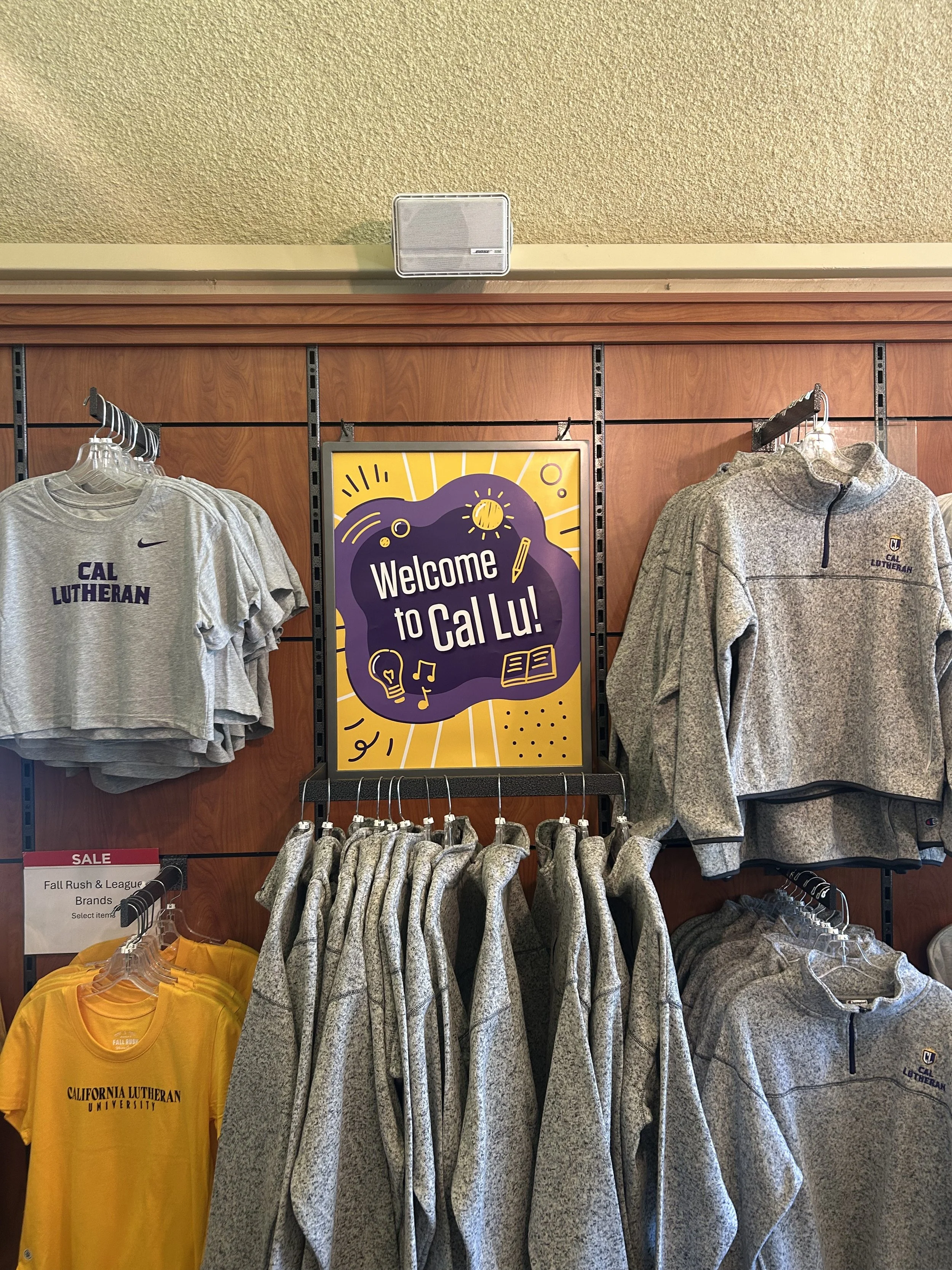 Cal Lutheran Bookstore Signage