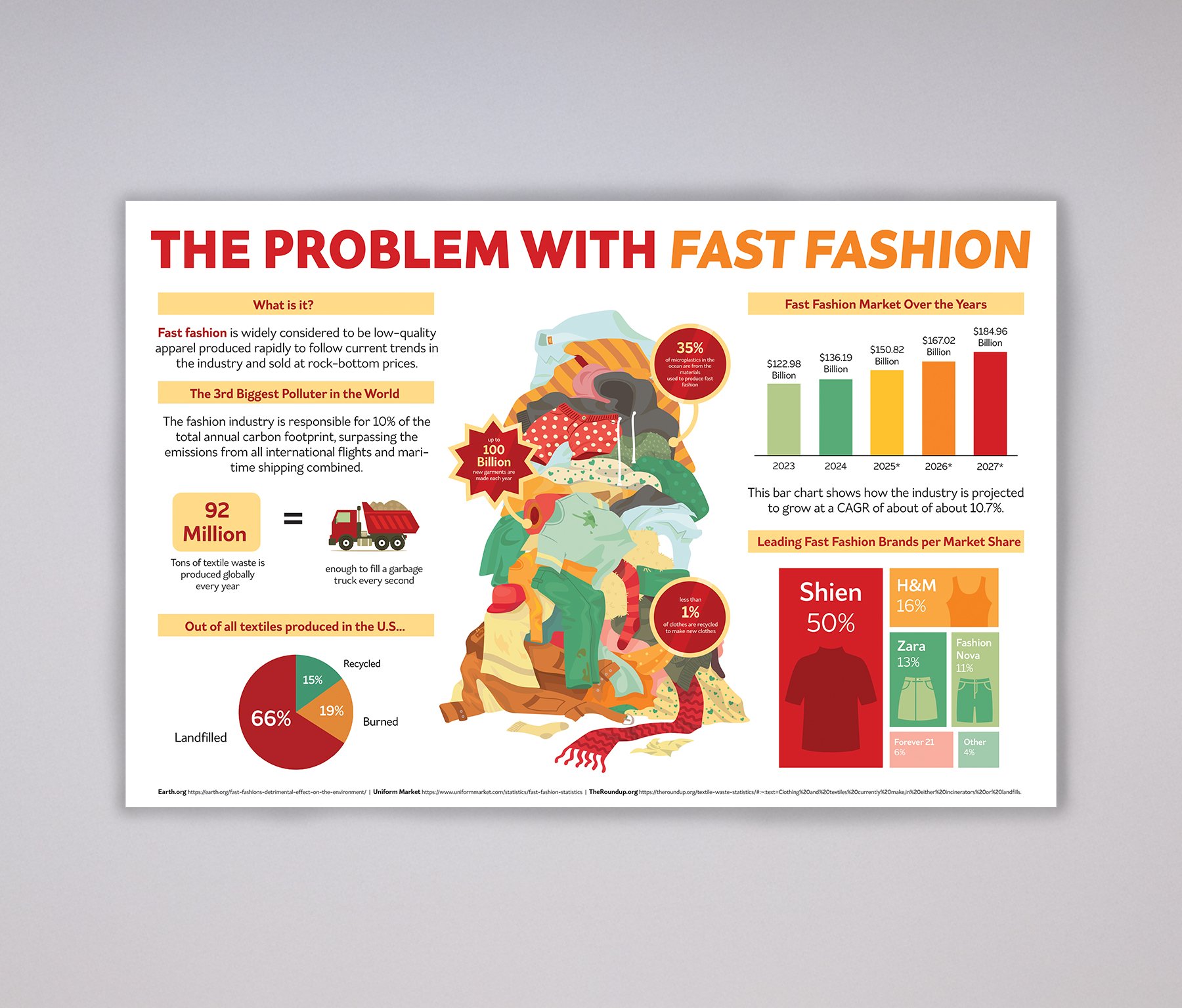 Fast Fashion Infographic