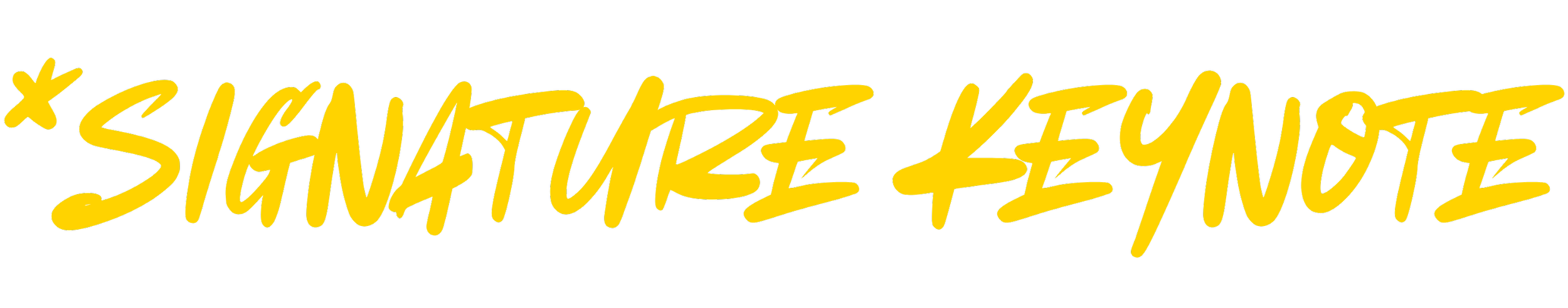 "Signature Keynote"