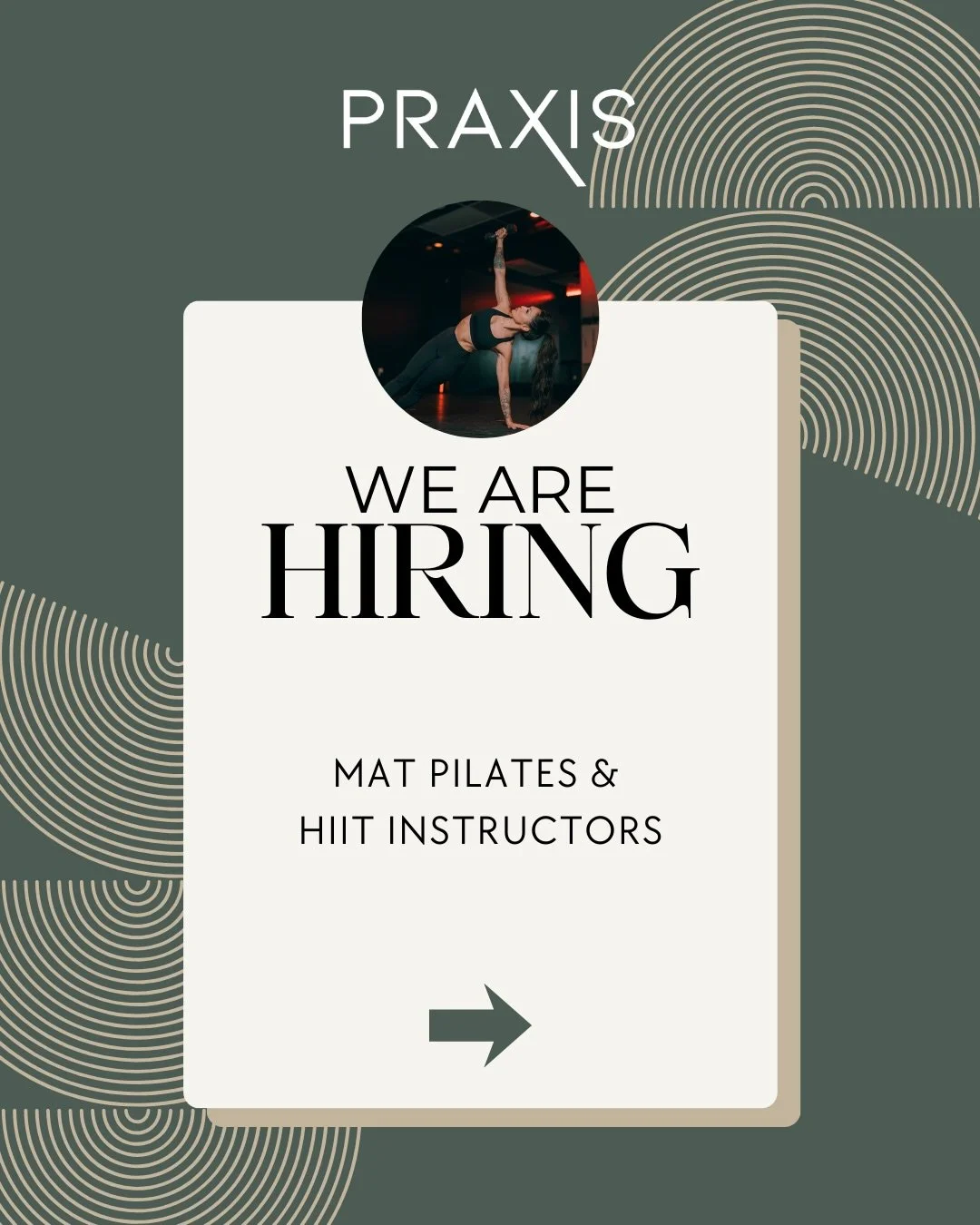 We&rsquo;re growing 🤩 and hiring Mat Pilates &amp; HIIT instructors.

Our classes are consistently full, and we&rsquo;re expanding the schedule to meet demand.

We&rsquo;re looking for instructors who love intentional movement, strong fundamentals, 