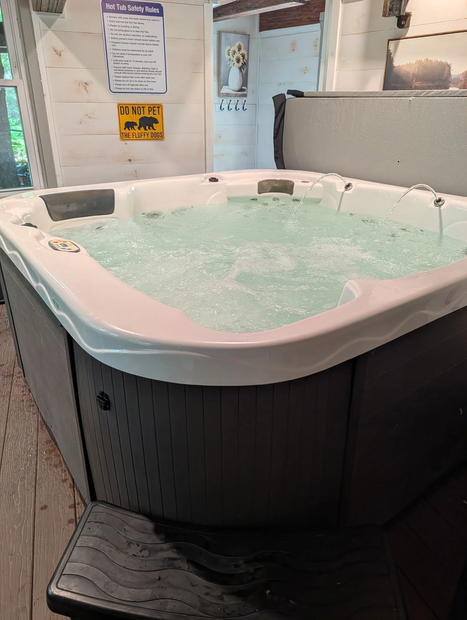 Newly added in 2026 - Separate Private Hot Tub with Laundry Room