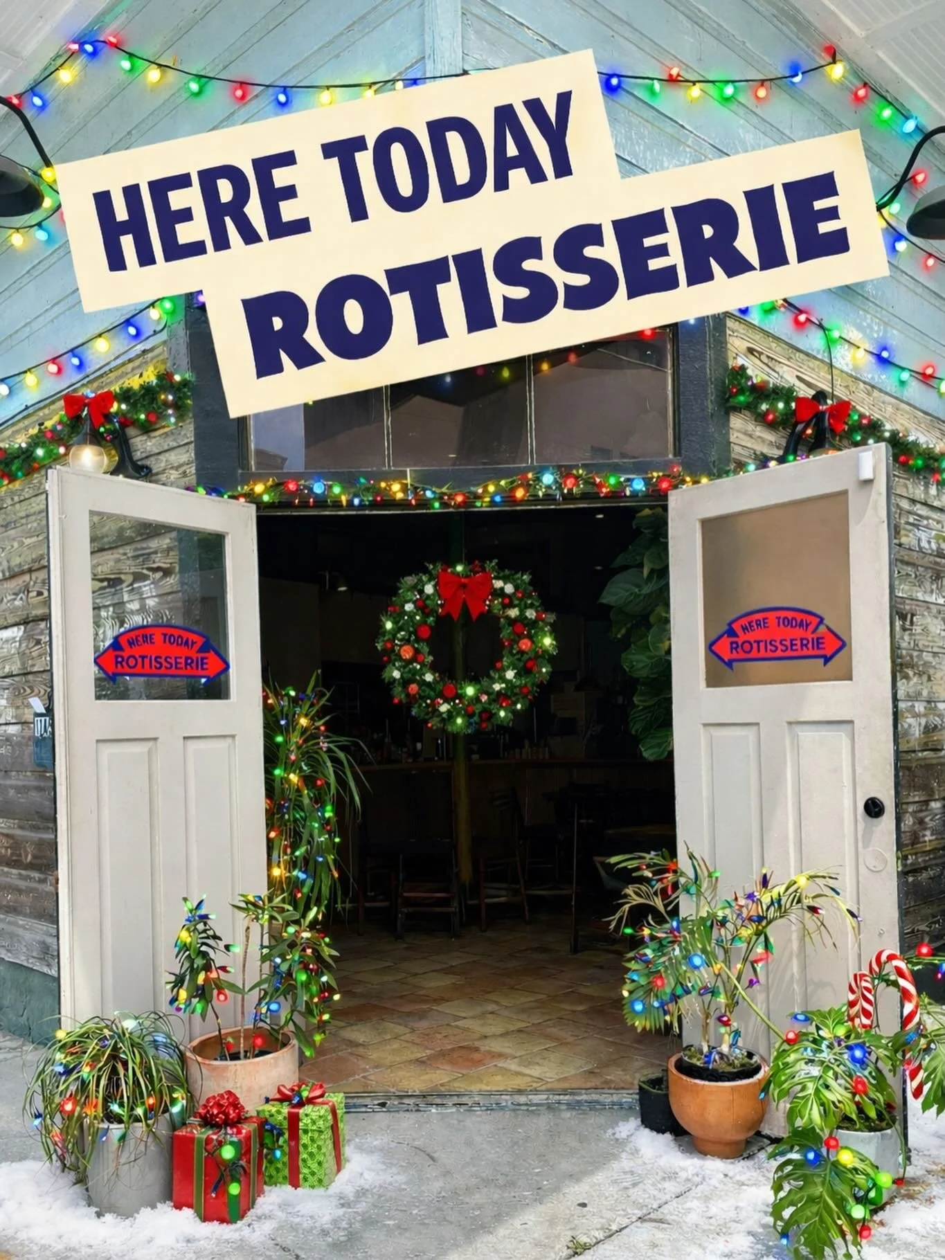 Wishing you Happy Holidays from our family to yours! We will be open today, Christmas Eve, from 11 AM to 3:30 PM and will be closed on Christmas Day. Need last-minute gifts? We have digital gift cards available!