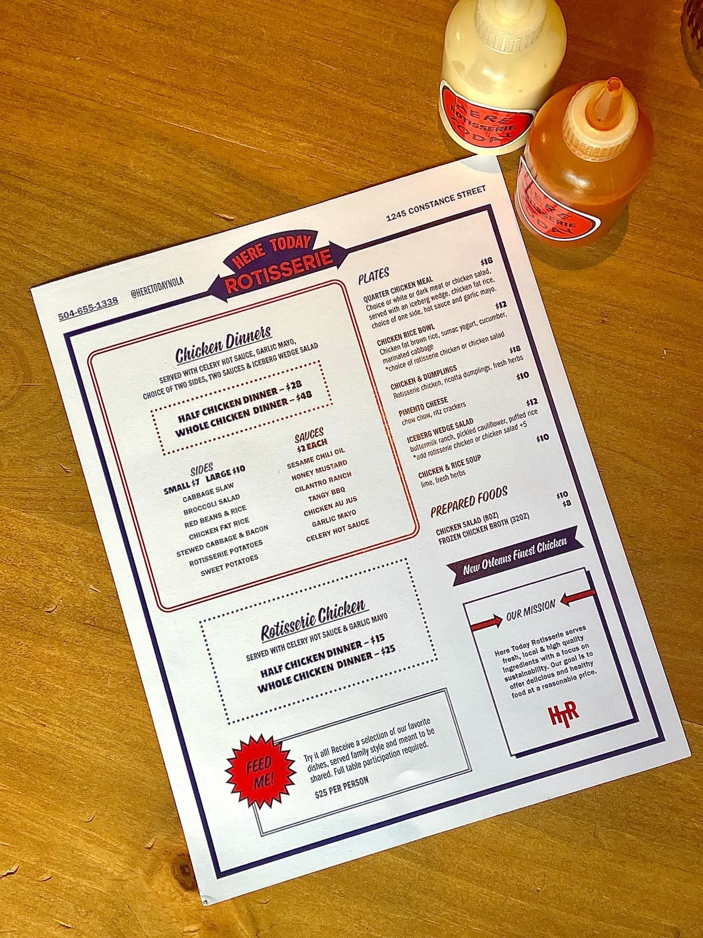 New menu design is now live! Big thanks to @heyganza and @char_tobin for the beautiful design 🐓✨