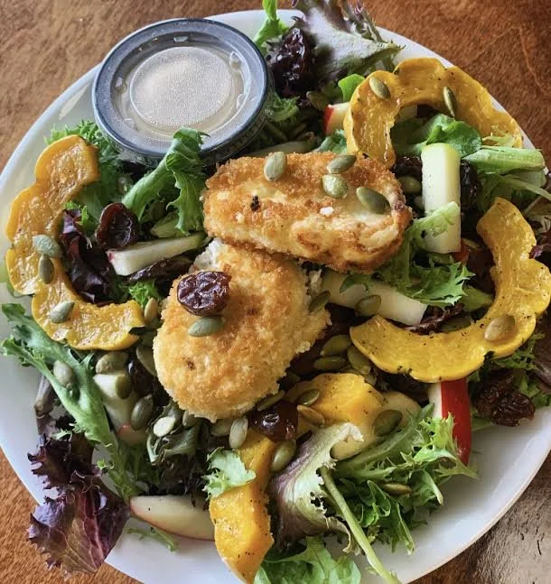 Looking for delicious healthy, come try a salad at White Lotus Farms Café. Don't have time to sit down then try one of our Grab-n-Go salads.