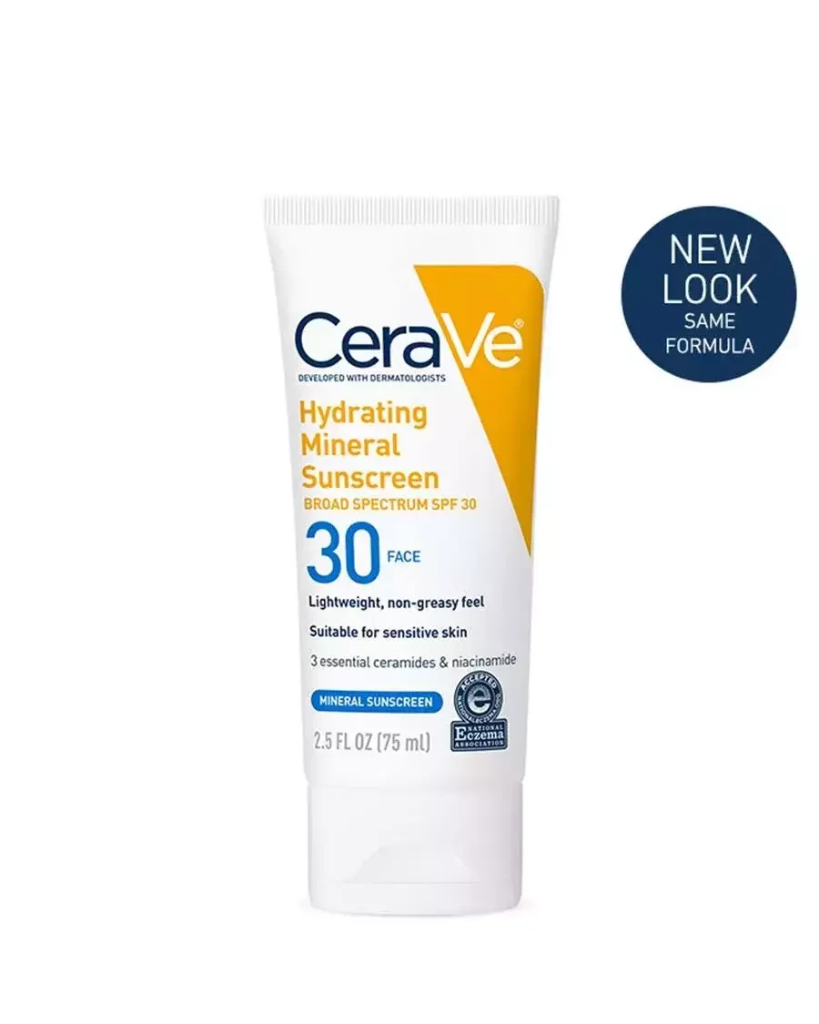Loción Facial Hidratante con Protector Solar Mineral FPS 30 – CeraVe
