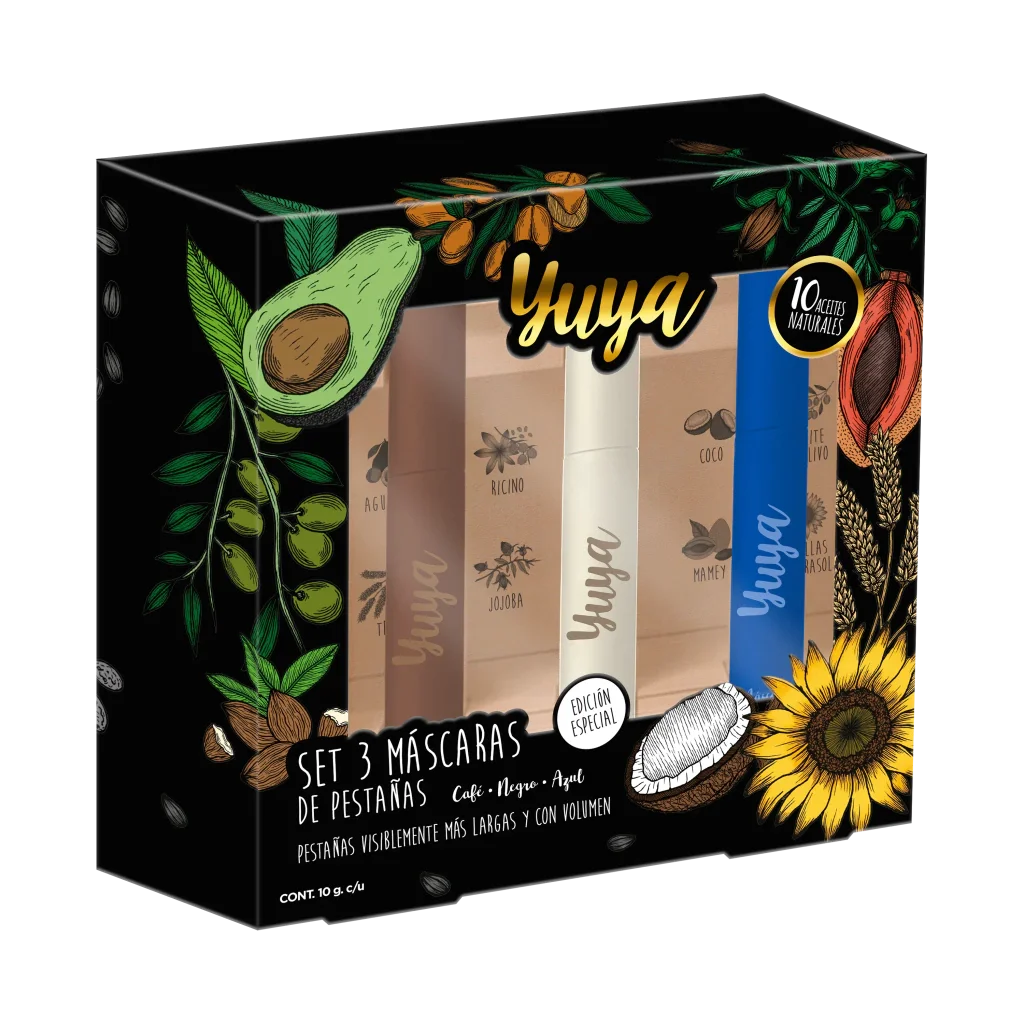 Set de Rímel de Pestañas 10 Aceites Naturales – Yuya