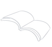 Outline of a book with pages open
