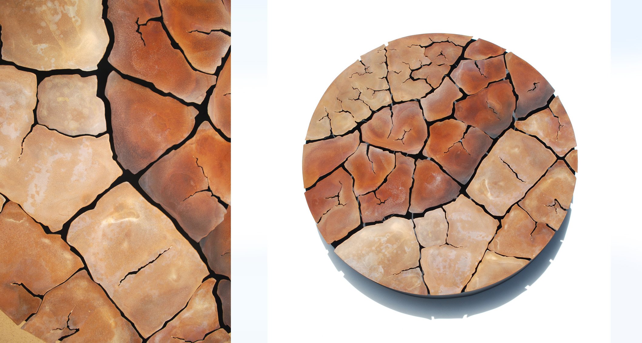 River wall sculpture