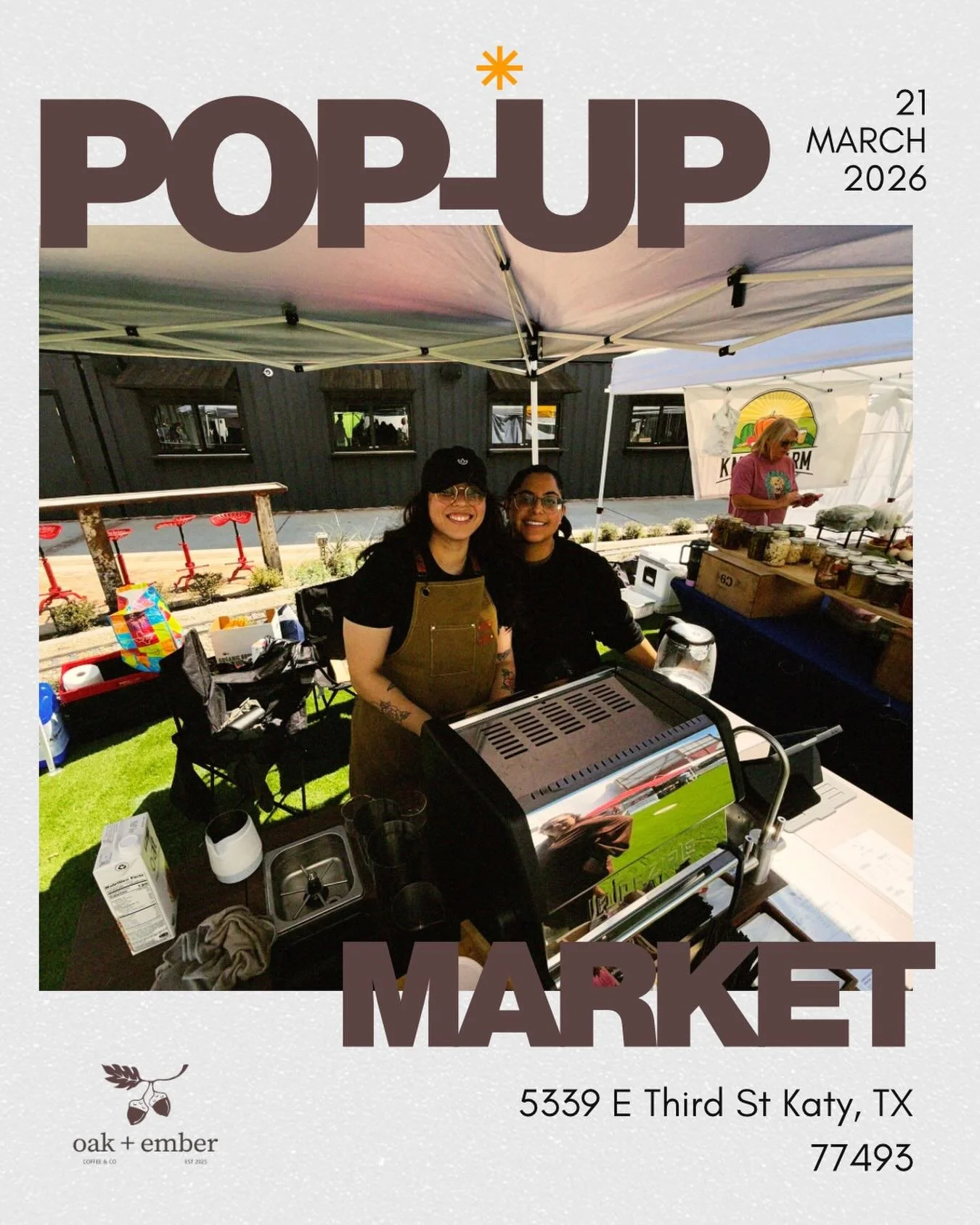 We&rsquo;re back at The Dryer this Saturday 🌱☀️

Spring is here, and there&rsquo;s nothing better than an iced latte in the sun.

Come hang out with us, sip on your favorite espresso drinks, and enjoy a chill morning surrounded by good people and lo