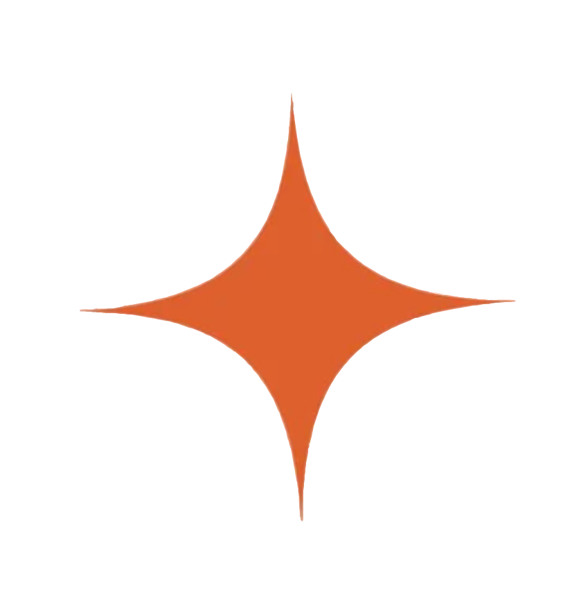 Colorful abstract geometric art with a large orange star-shaped figure overlapping a grid of lines in blue, green, and yellow.