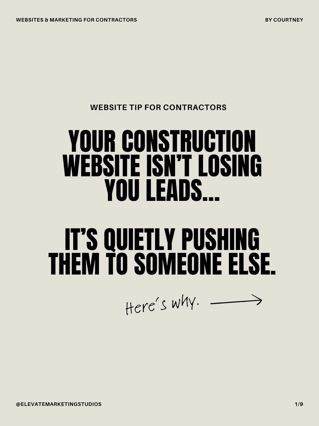I included a bonus #6&hellip; and honestly, it might be one of the most important when it comes to building trust.

Most construction businesses don&rsquo;t actually have a lead problem. They have a clarity problem.

Your ideal client just doesn&rsqu