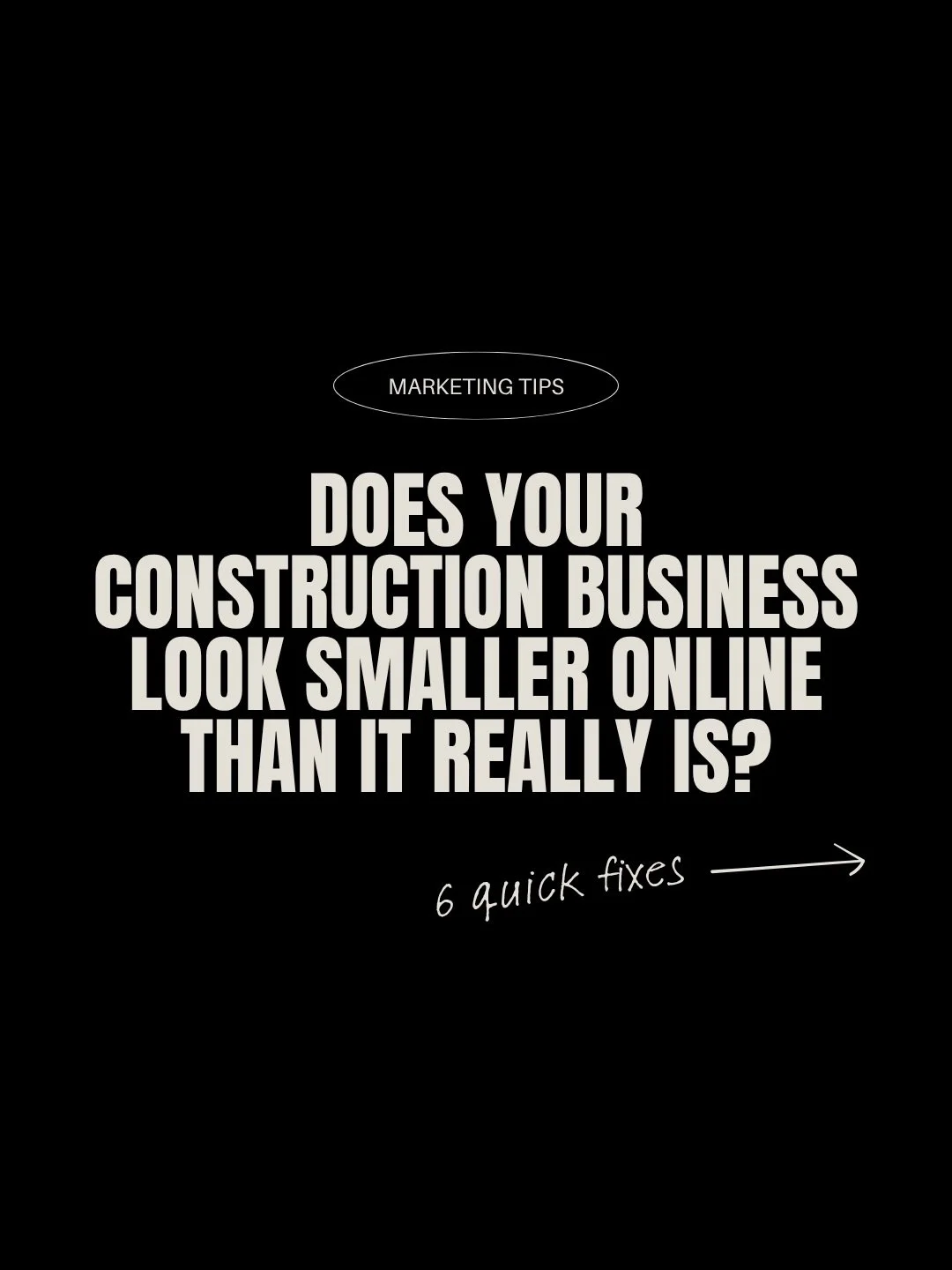 Tip #7&hellip; join Build Marketing and we&rsquo;ll help you figure this stuff out every step of the way. 🙌🏼

Because sometimes your business does not need a massive rebrand or a complicated marketing strategy.

Sometimes your online presence just 