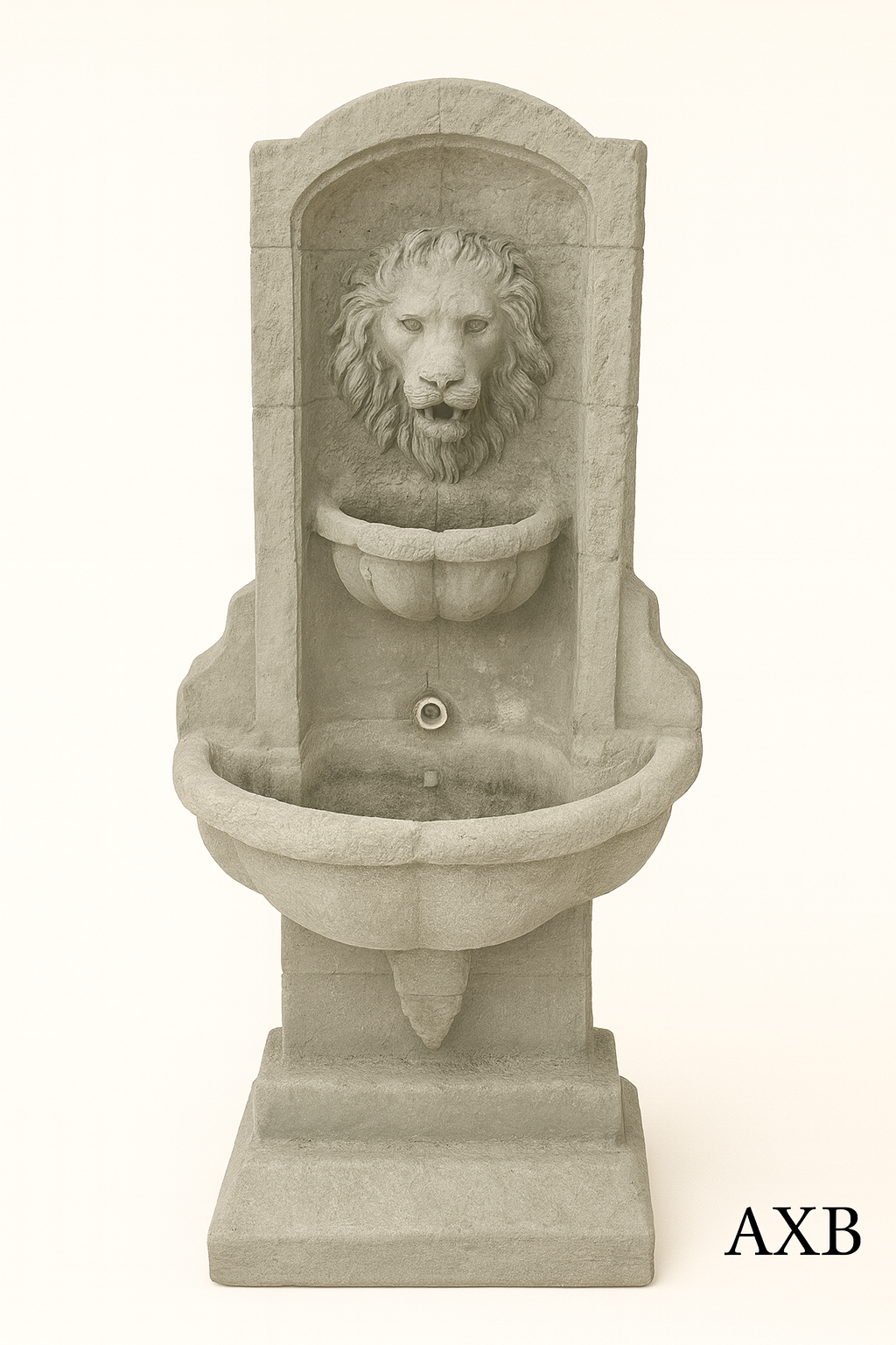 Lion Column Fountain