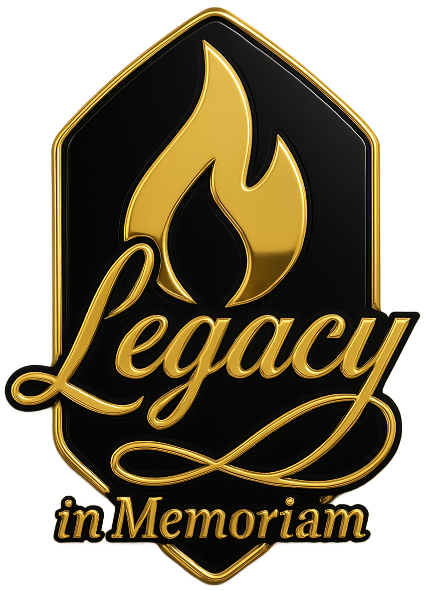 Legacy in Memoriam QR Memorial Plates and Digital Memorial Pages