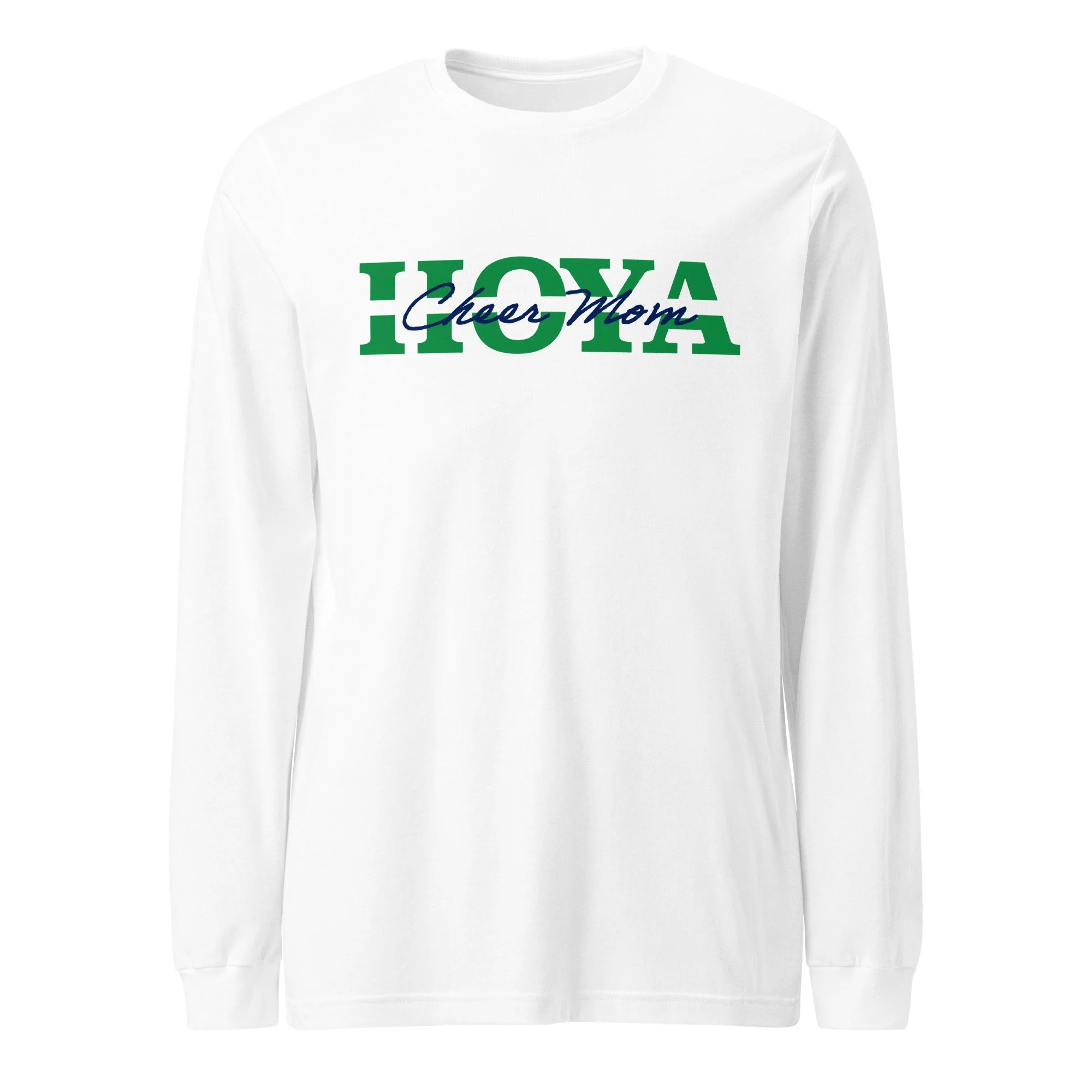 Cheer Mom White LS Tee.jpg