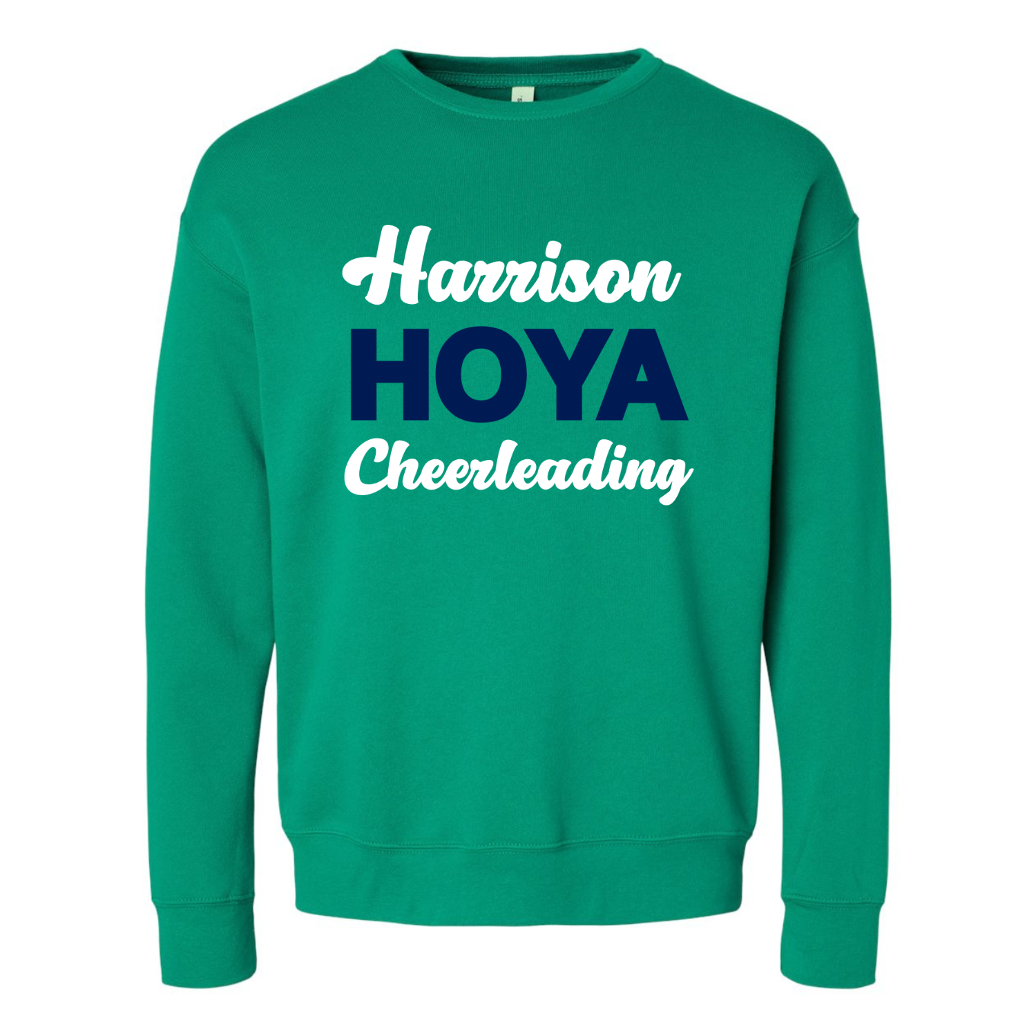 Hoya Cheerleading  - Kelly Green Sweatshirt.png