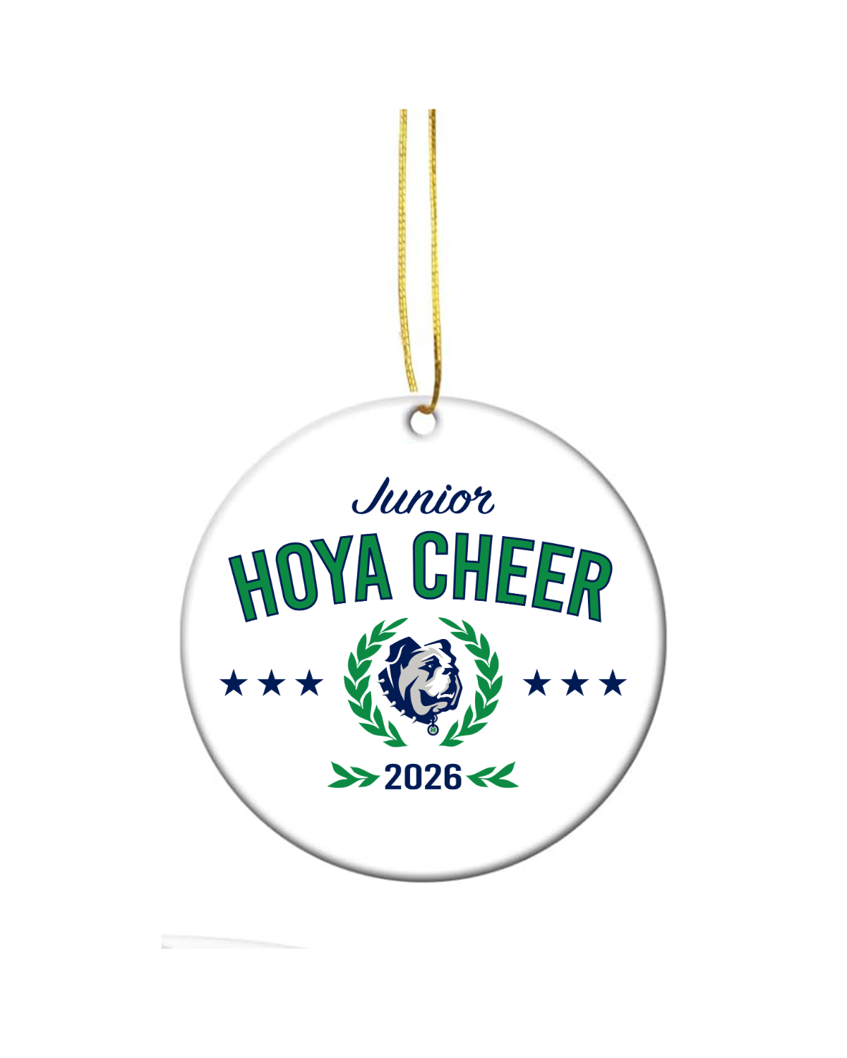 Ceramic Ornament - Junior Hoya cheer