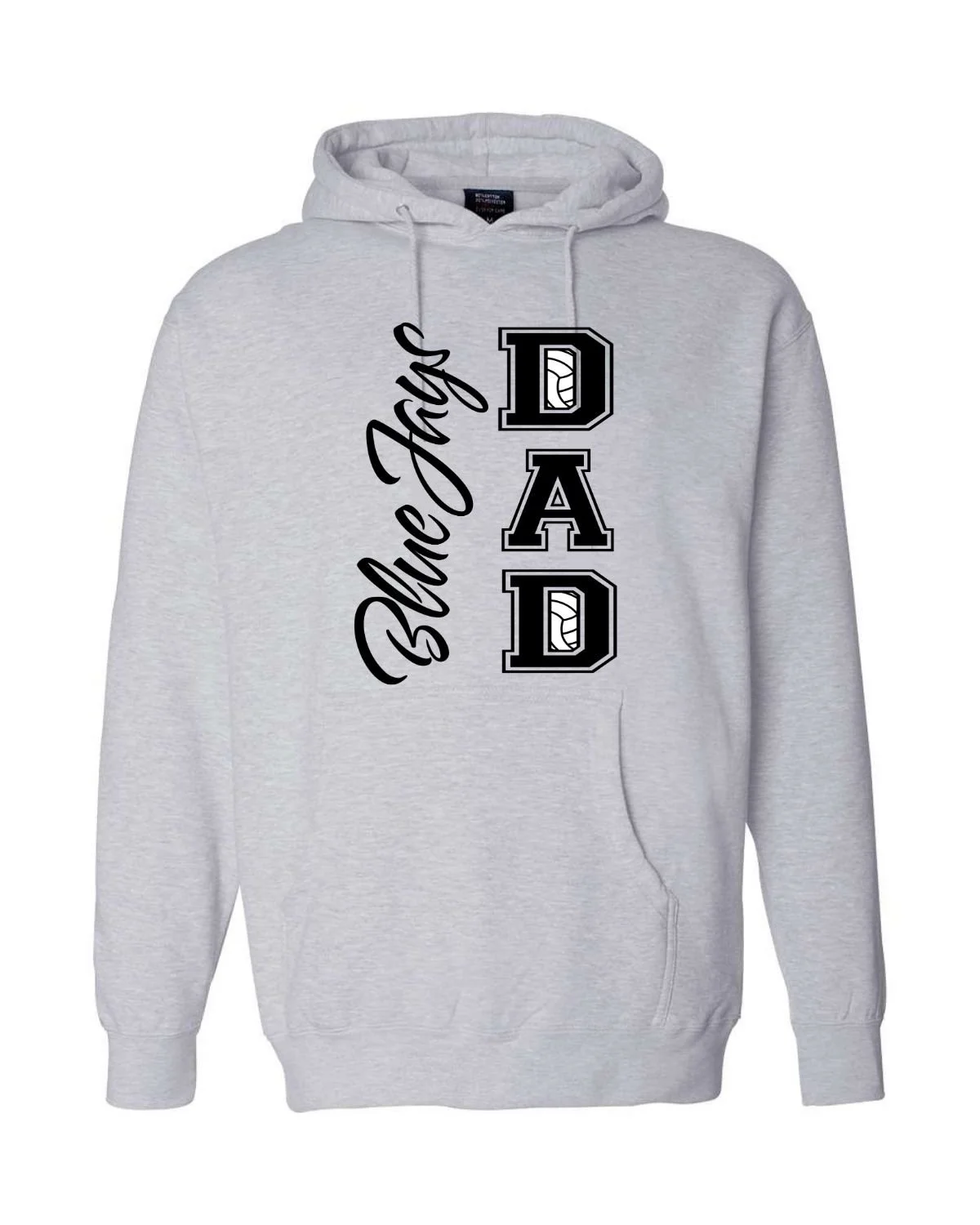 Athletic Heather Hoodie - BlueJays Dad.jpg