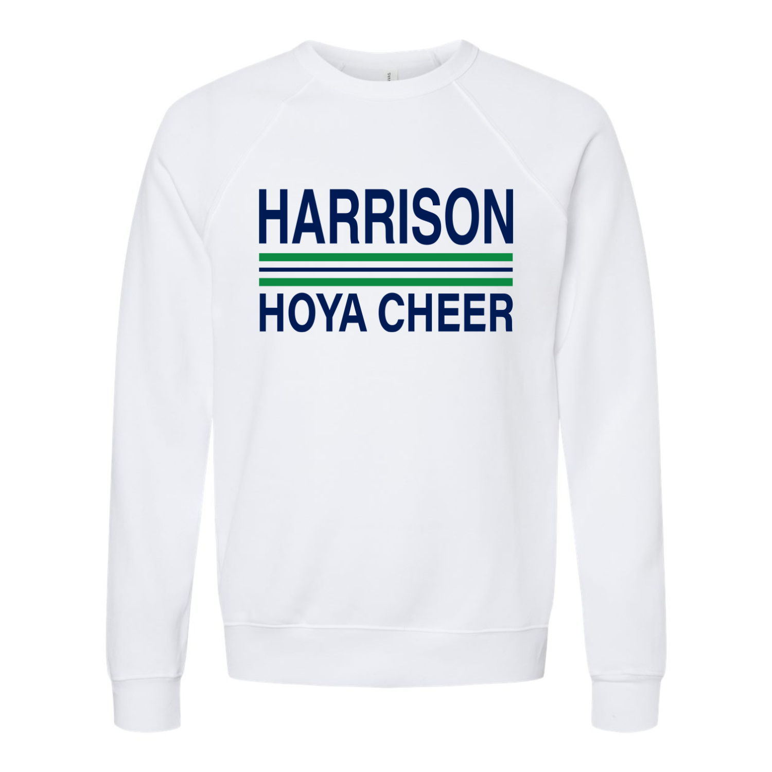 Hoya Cheer Stripes Sweatshirt - White.png