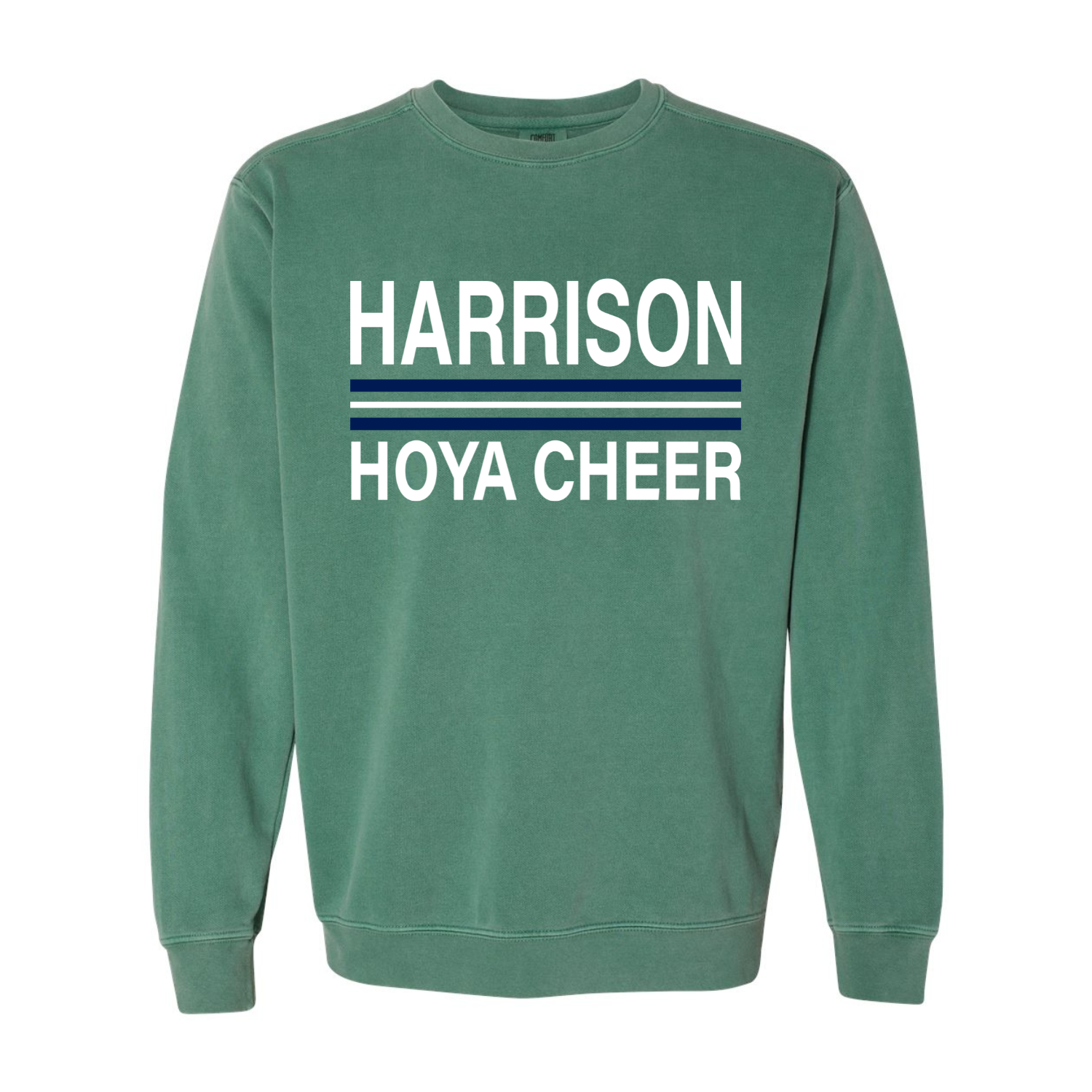 Hoya CHeer Stripes - Premium Sweatshirt Light Green.png