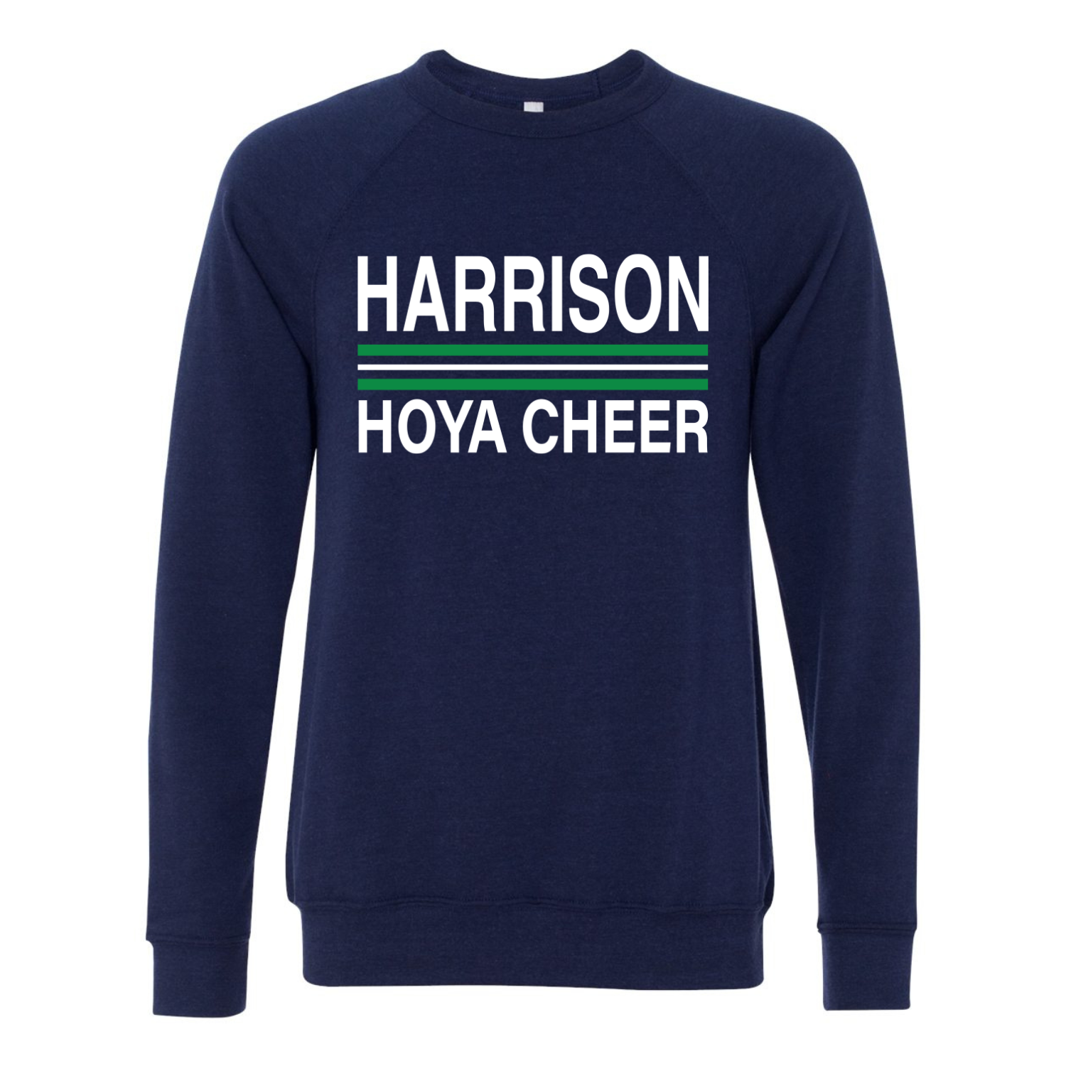 Hoya Cheer Stripes - Sweatshirt Navy.png