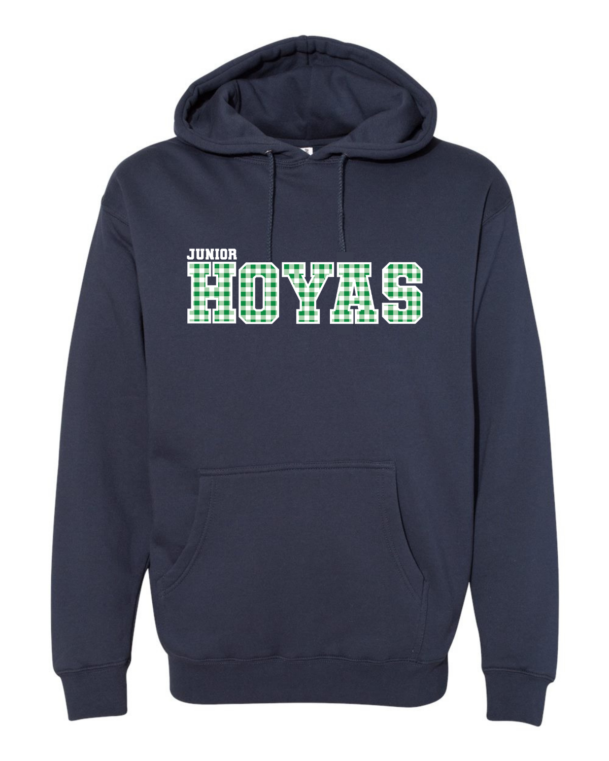 Navy Hoodie - Gingham Hoyas.png