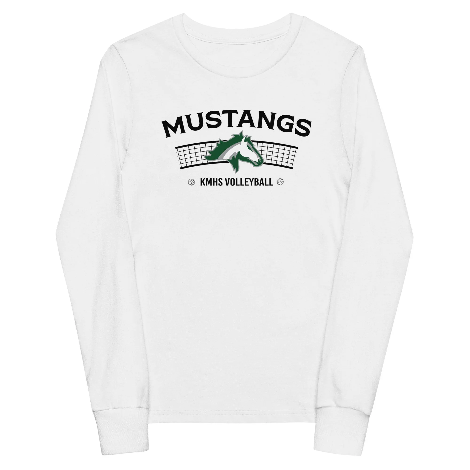 Mustangs Net Youth Long Sleeve Tee