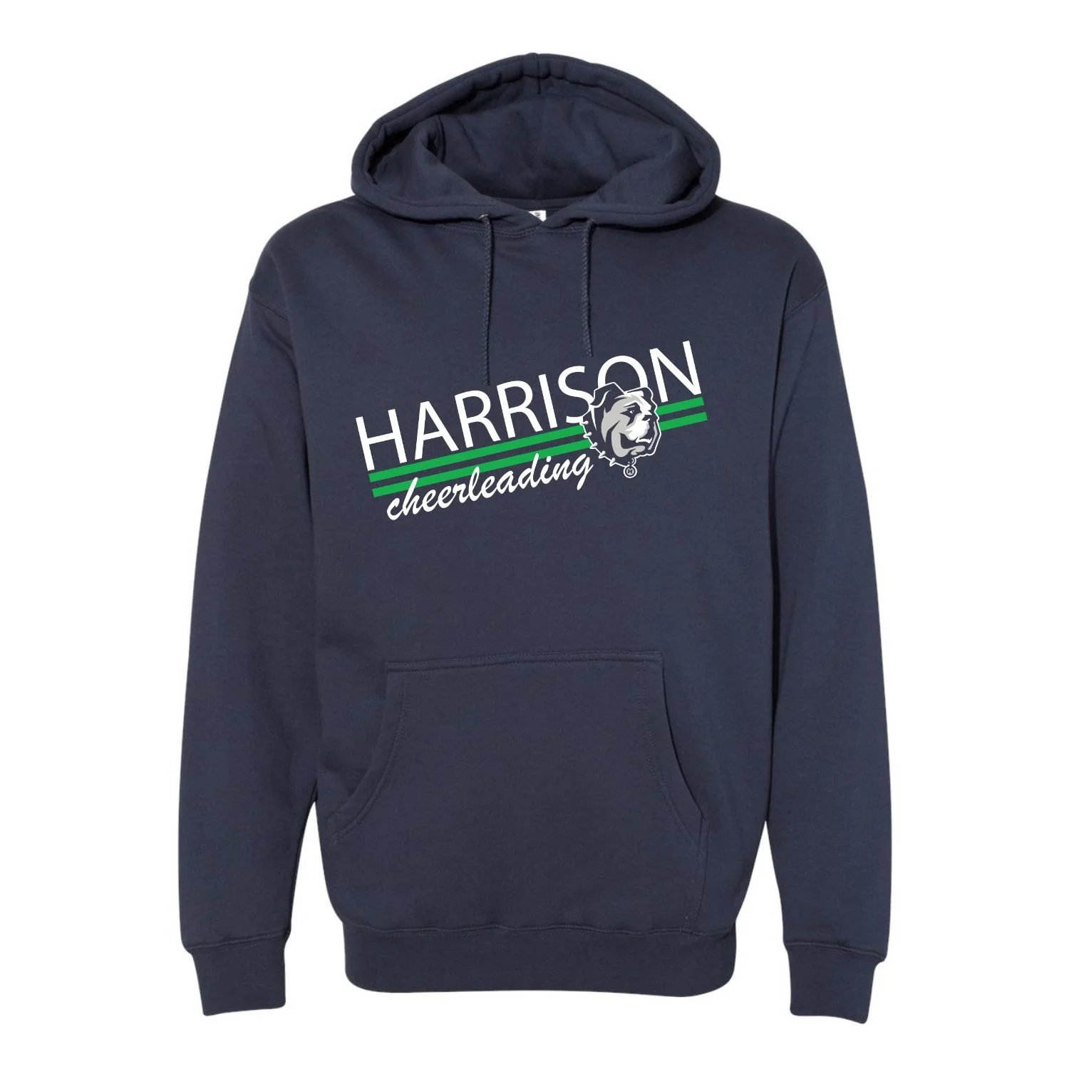 Dog Stripes Hoodie Navy.jpg