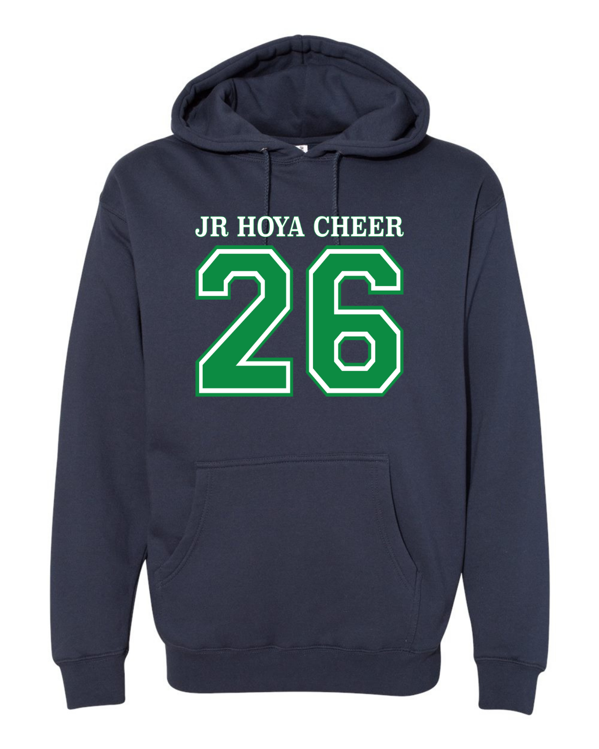 Navy Hoodie - '26 Jr. Hoya Cheer.png