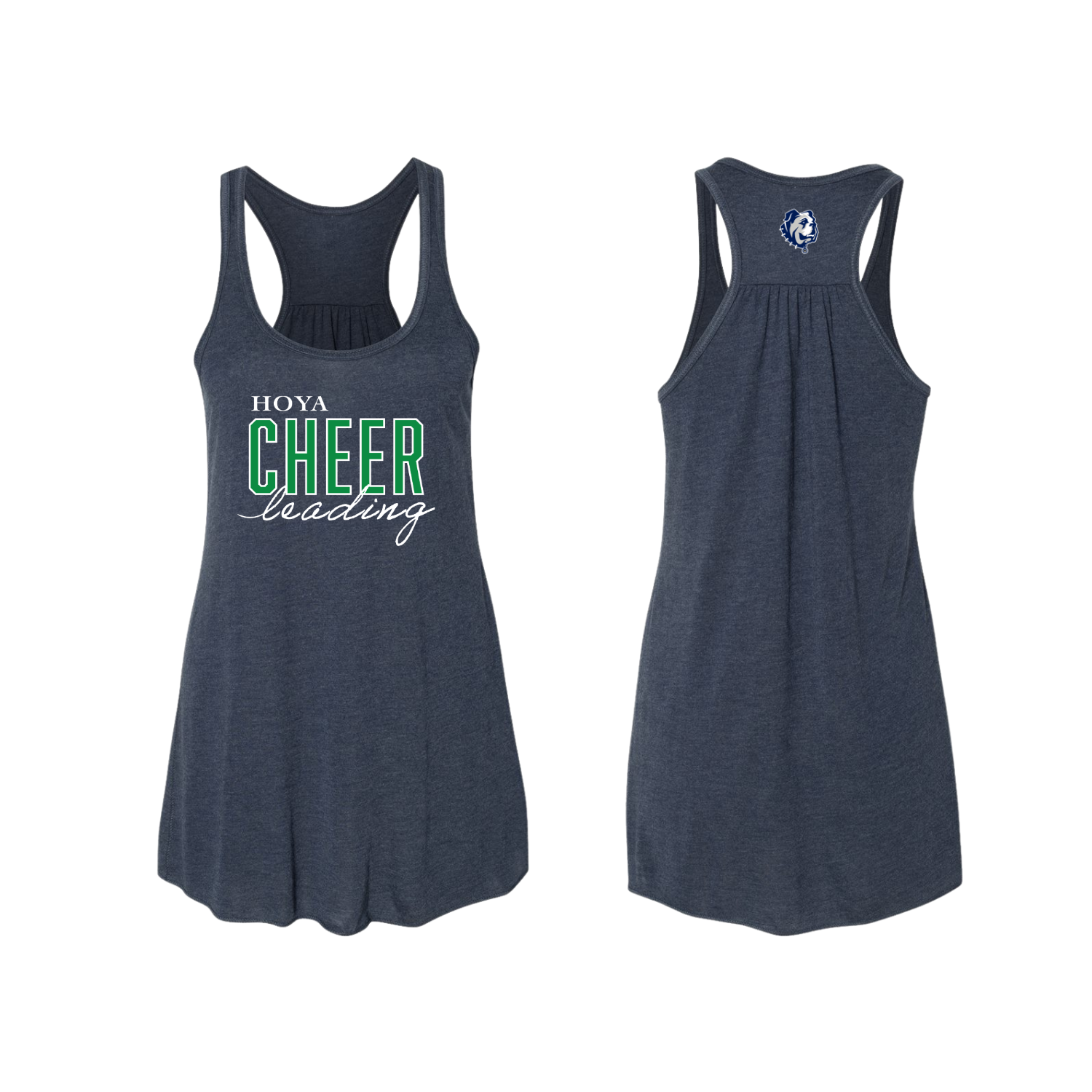 Cheer Leading Tank - Heather Navy.png