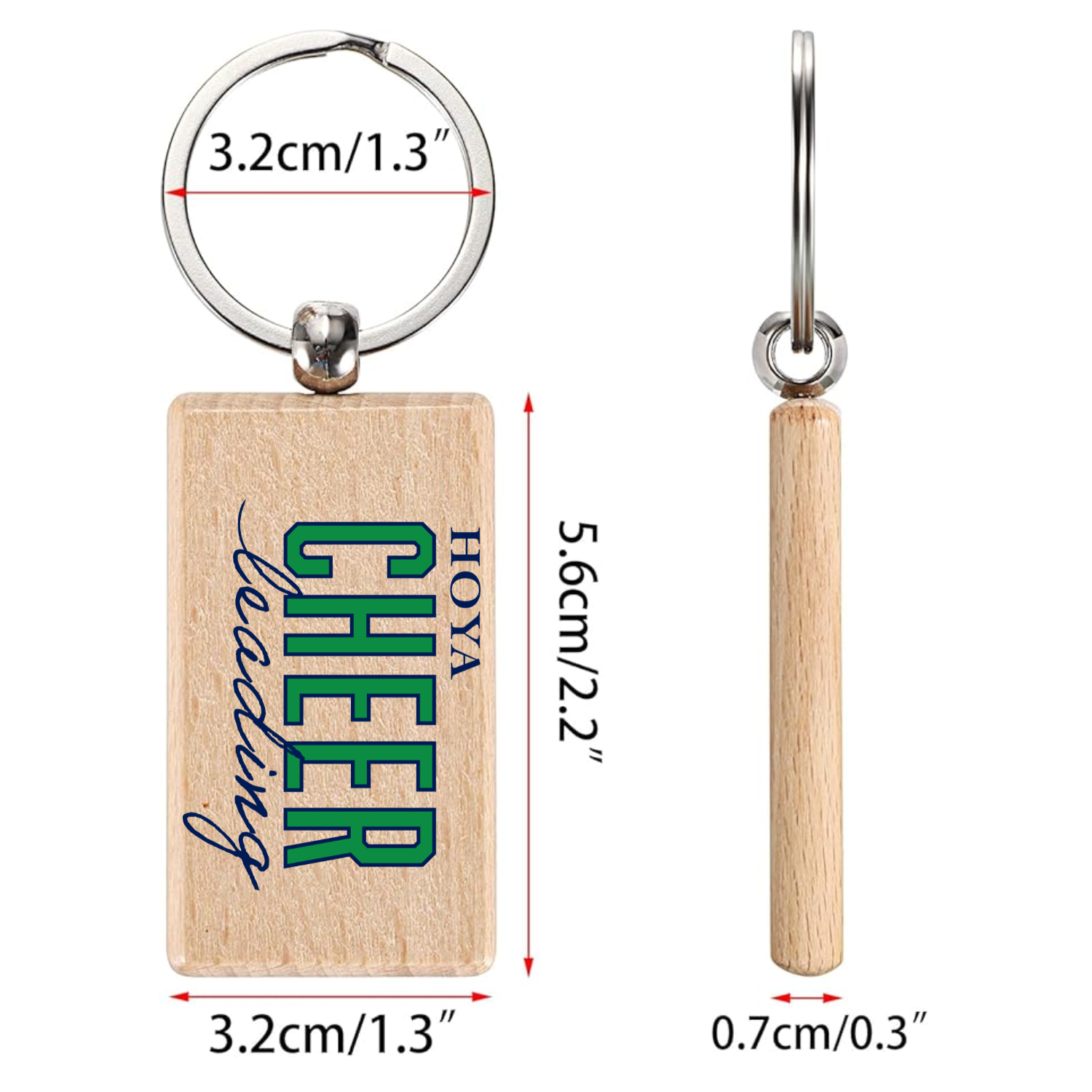 Cheer Leading Wood Keychain Rectangle.png