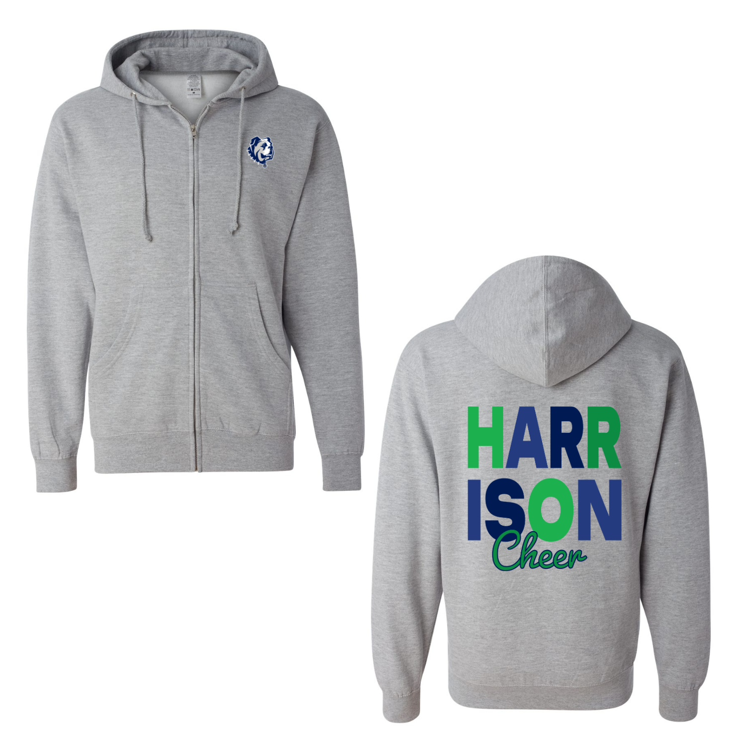 Harrison Block - Zip Up Hoodie Grey.png