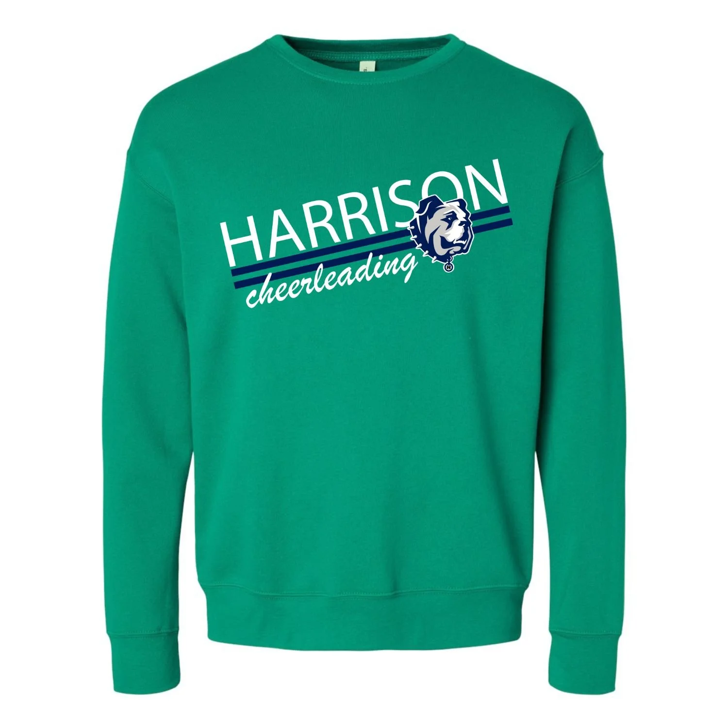 Dog Stripes - Kelly Green Sweatshirt.jpg