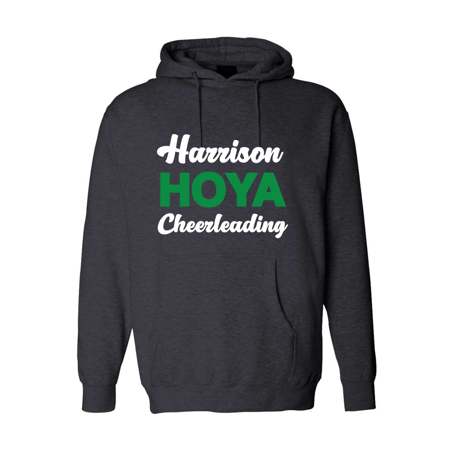 Hoya Cheerleading Hoodie Charcoal.png