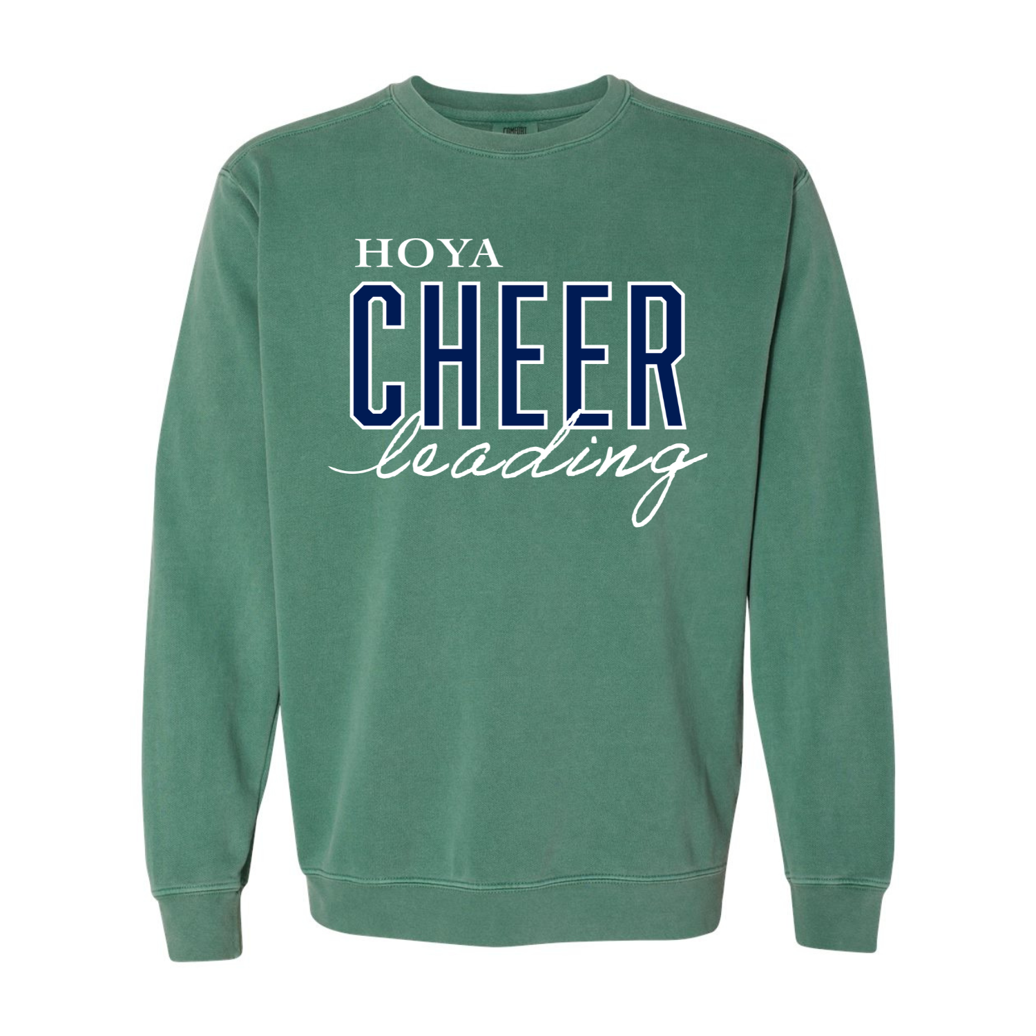Cheer Leader - Premium Sweatshirt Light Green.png