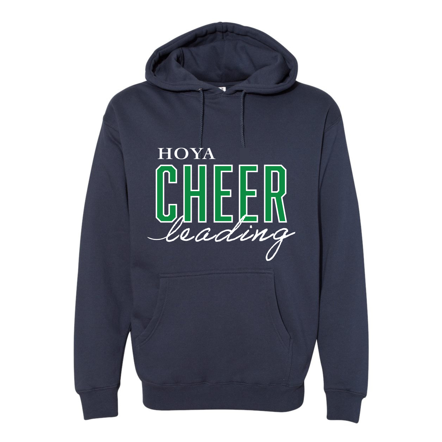 Cheer Leading  Hoodie Navy.png