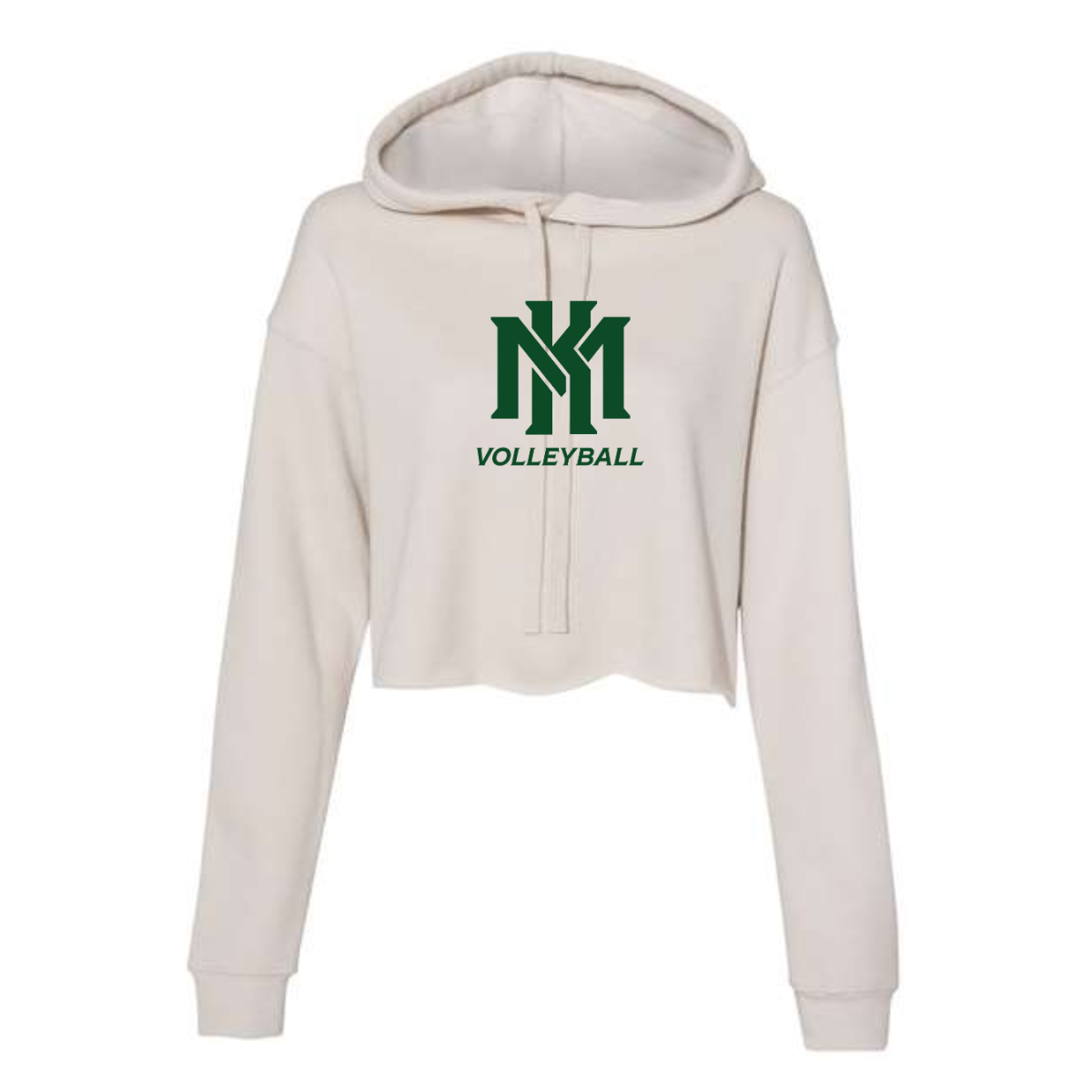 KM Volleyball Cropped Hoodie