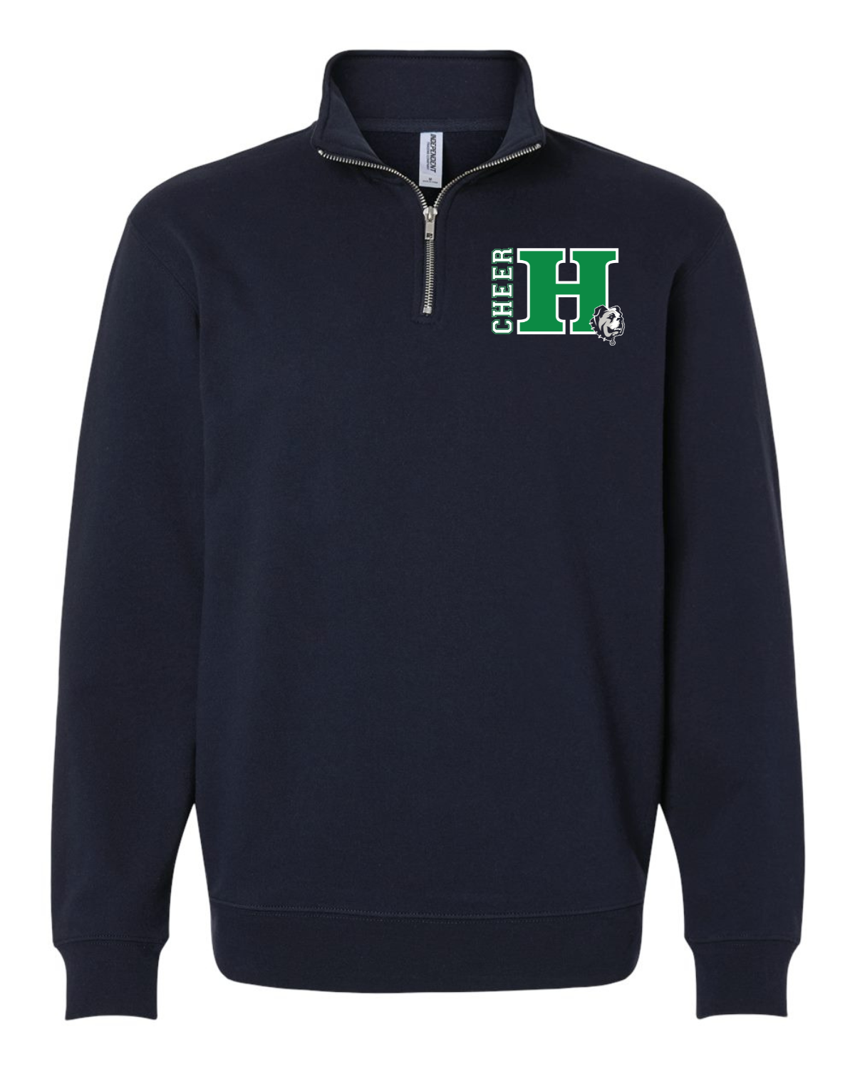 Hoya Dog H Quarter Zip - Navy.png