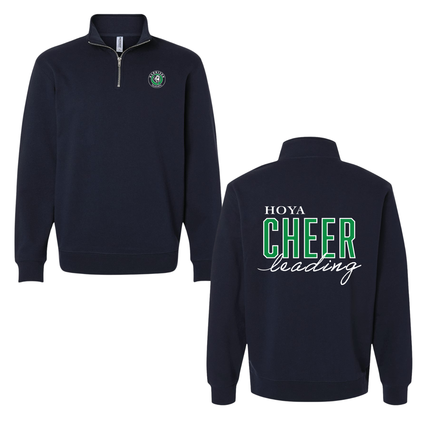 Cheer Leading - Quarter Zip Navy.png